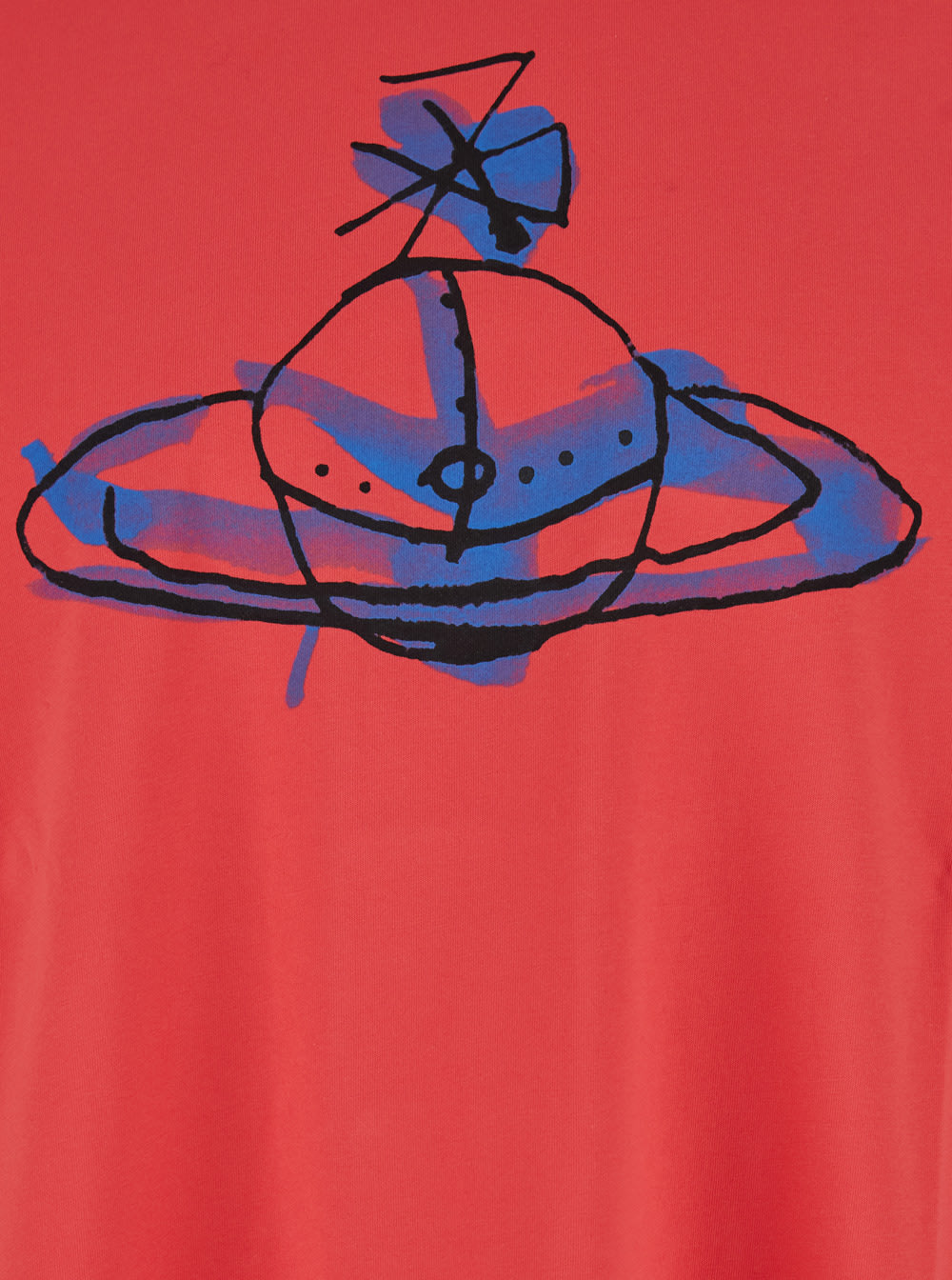 Vivienne Westwood Drawn Orb Classic T-shirt In Red