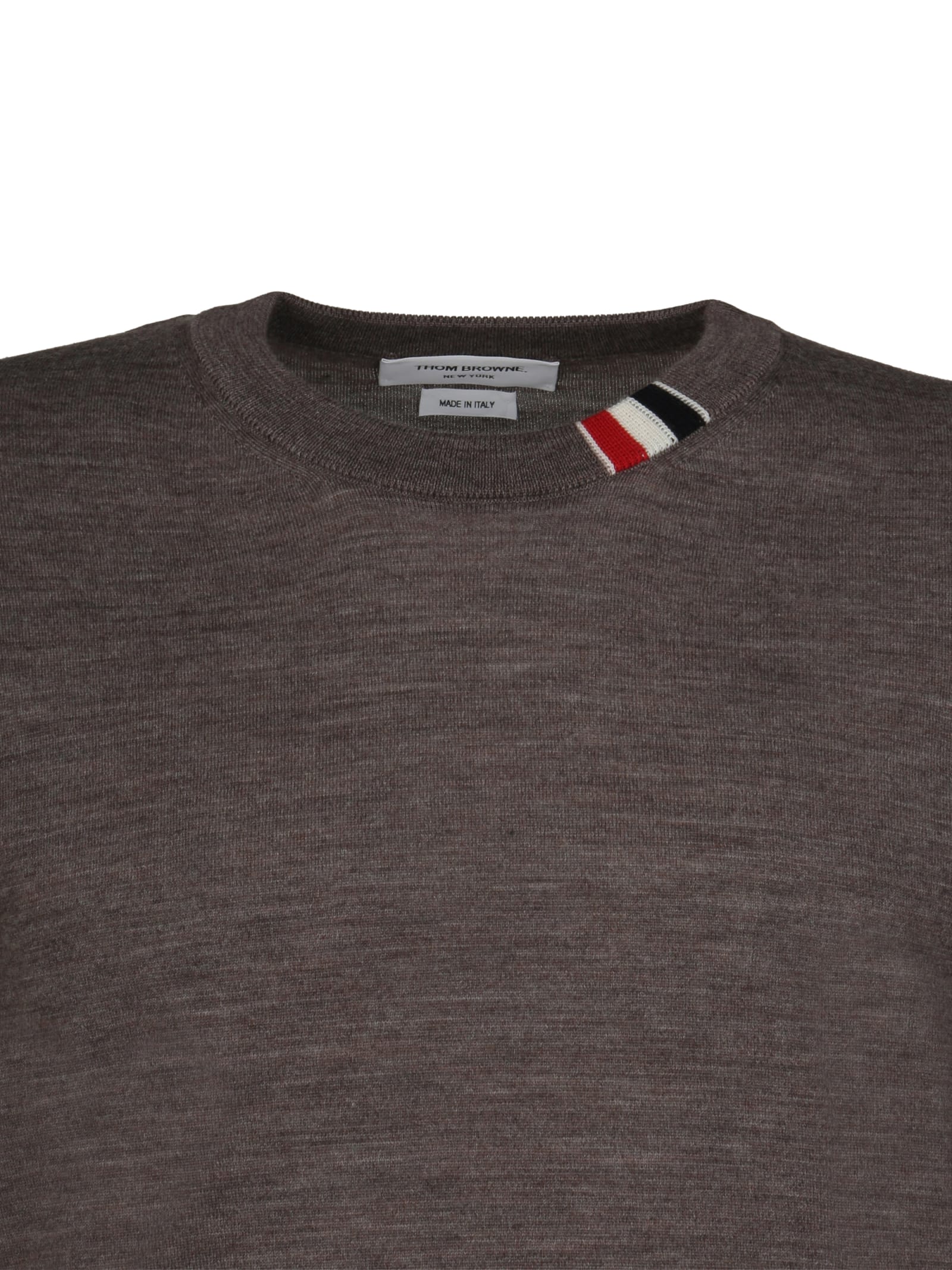 Shop Thom Browne Sweater In Brown