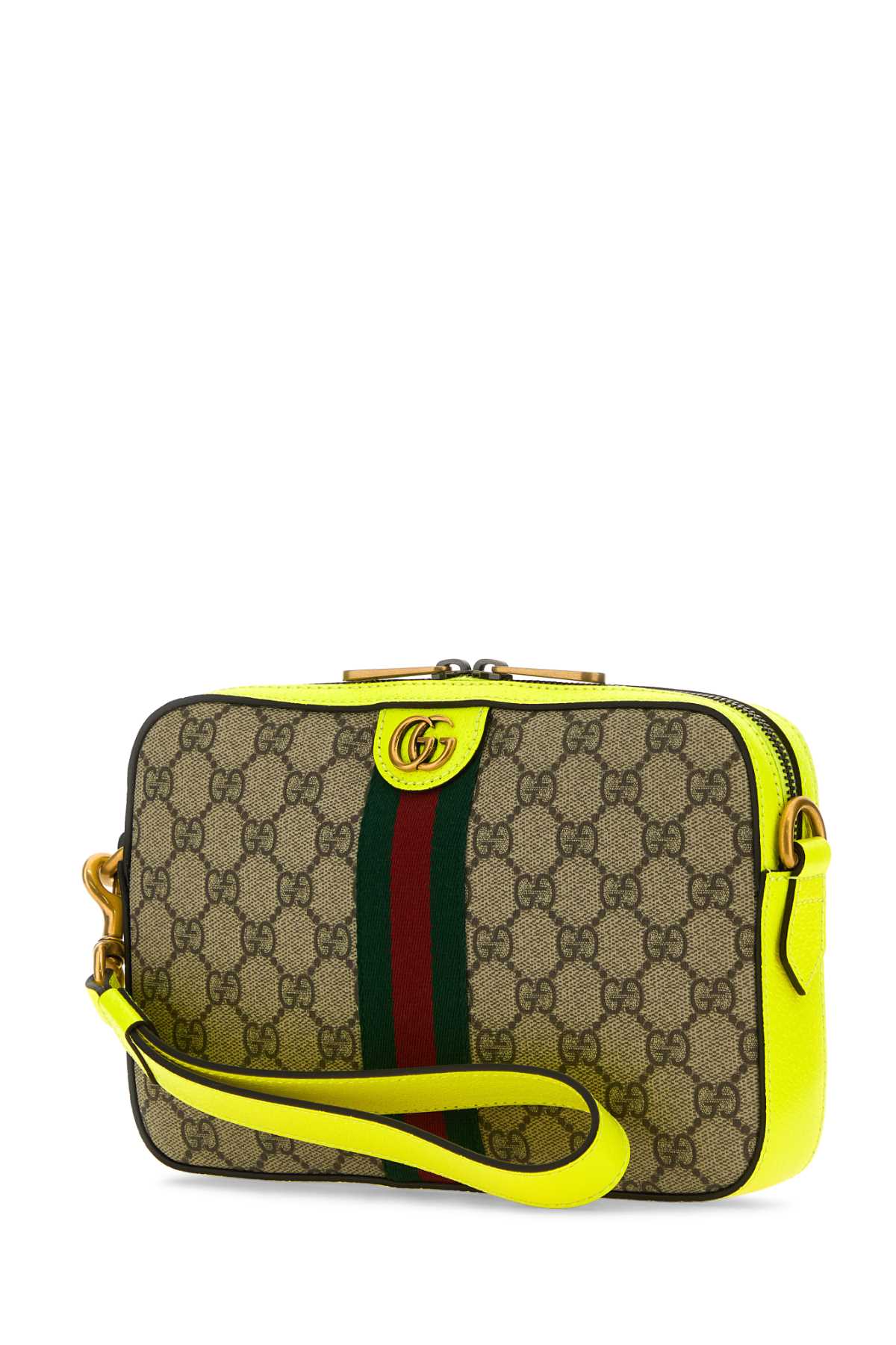 Gucci Gg Supreme Fabric Ophidia Clutch In Dollbeebyelflvrvbrb