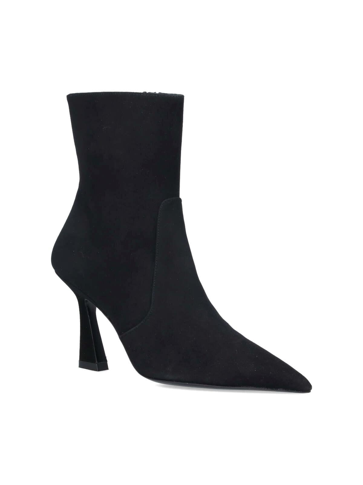 Shop Stuart Weitzman Naomi 50 Ankle Boots In Nero