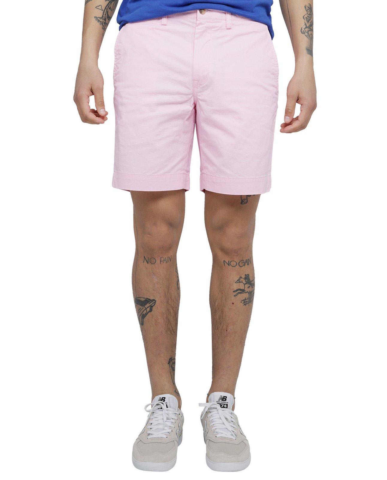 Polo Ralph Lauren Straight-leg Chino Shorts In Pink