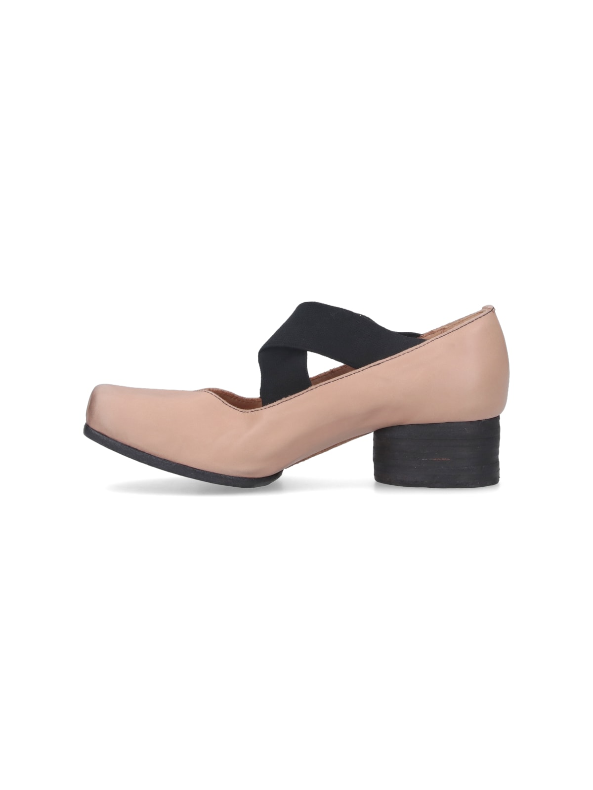 Shop Uma Wang Heeled Ballet Flats In Pink