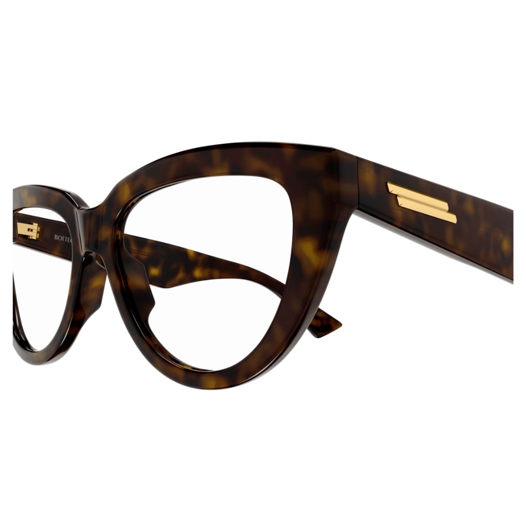 Shop Bottega Veneta Bv1259o 002 Glasses In Tartarugato