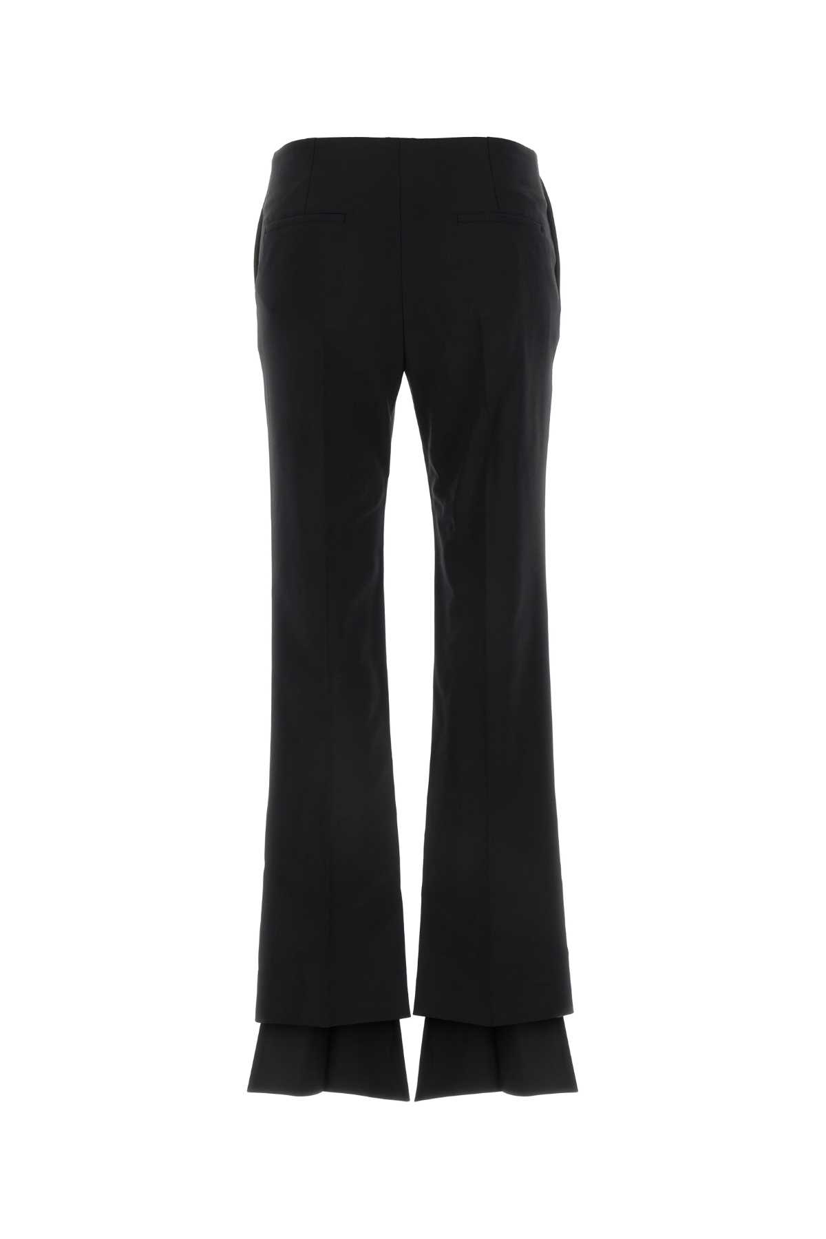 Shop Chloé Black Stretch Wool Pant