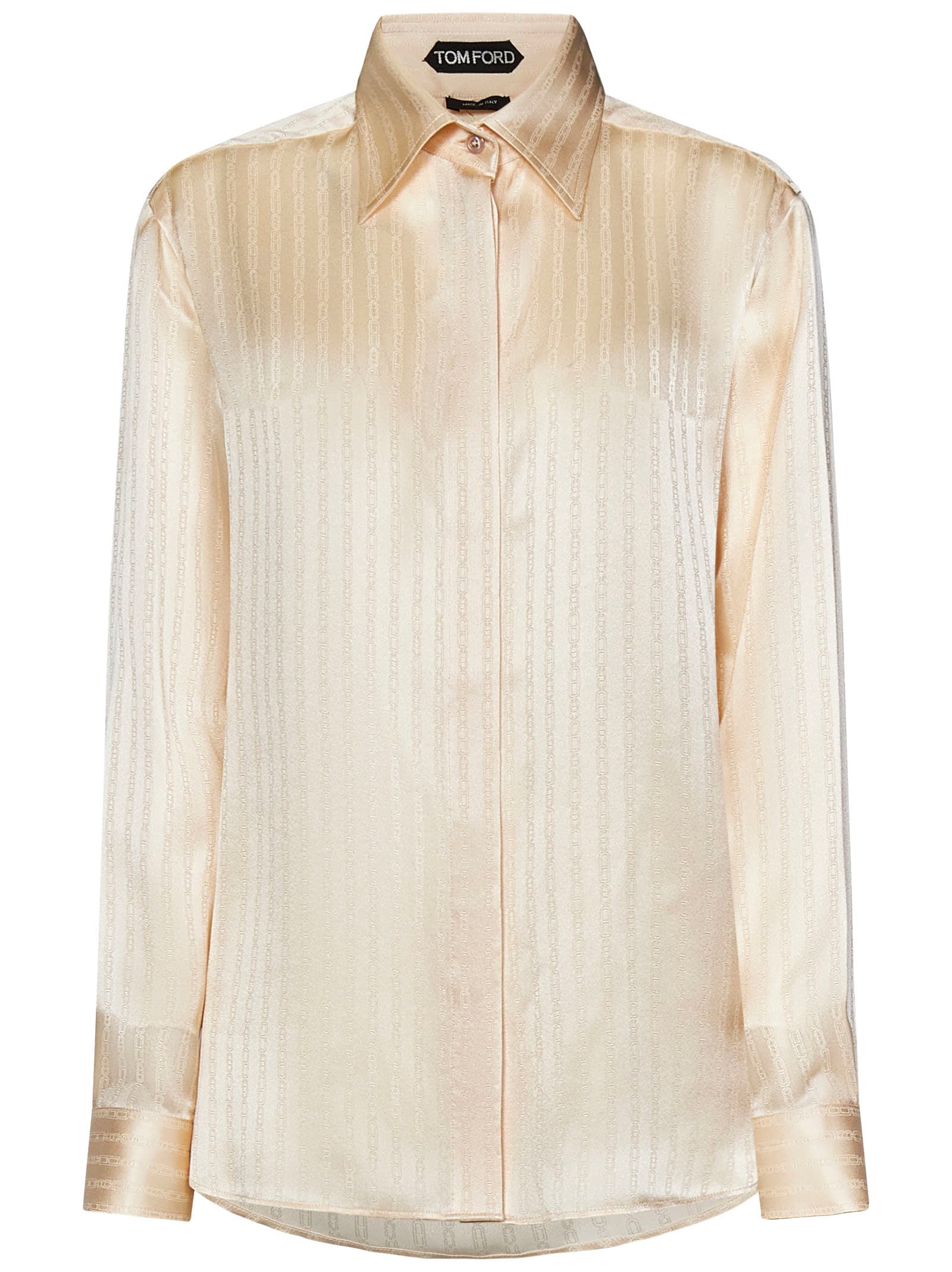 Shop Tom Ford Whitney Shirt In Beige