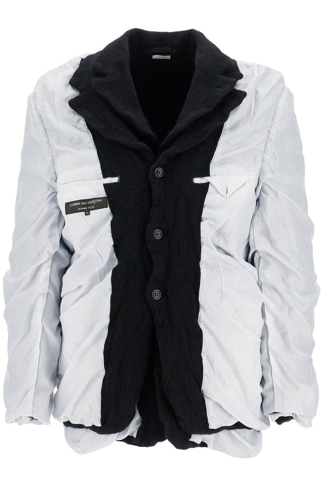 Single-breasted Layered-jacket