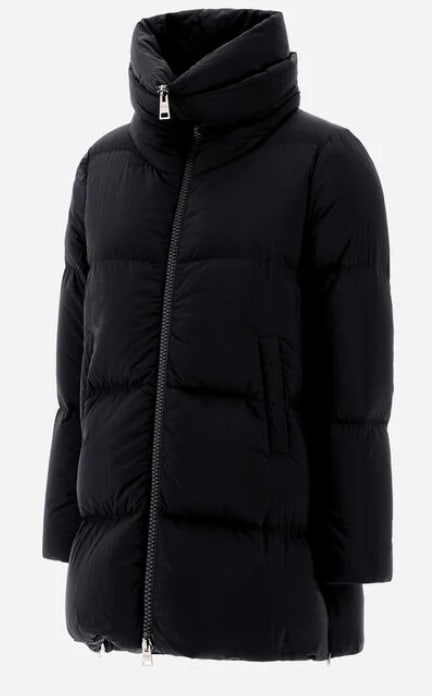 Herno Tailored Black Short Jacket In Black