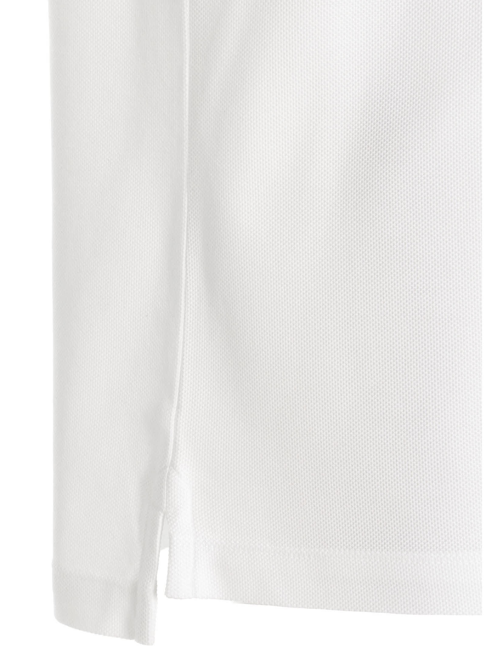 Shop Burberry Pierson Polo Shirt In White