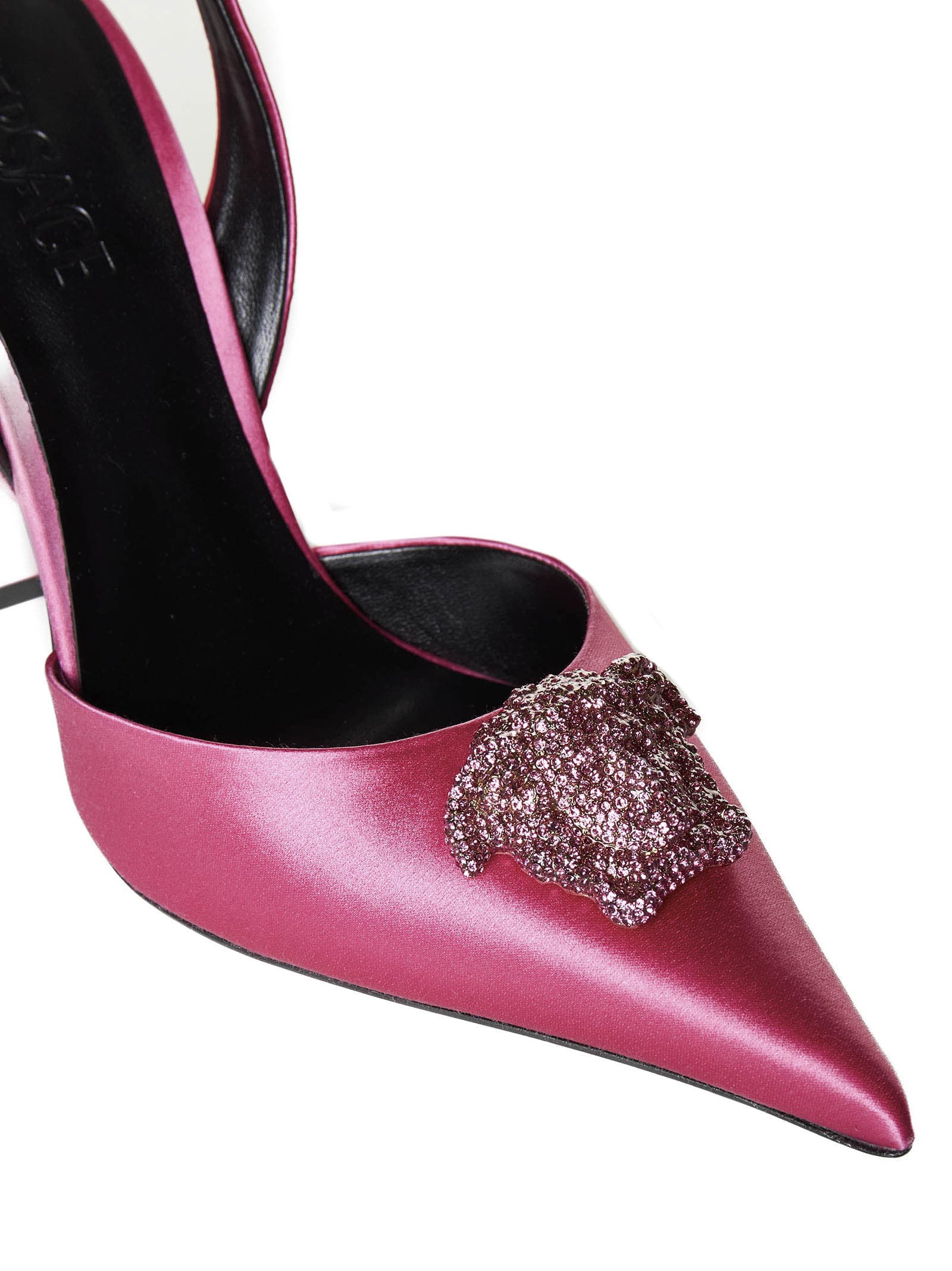 Versace High-heeled Shoe In Flamingo
