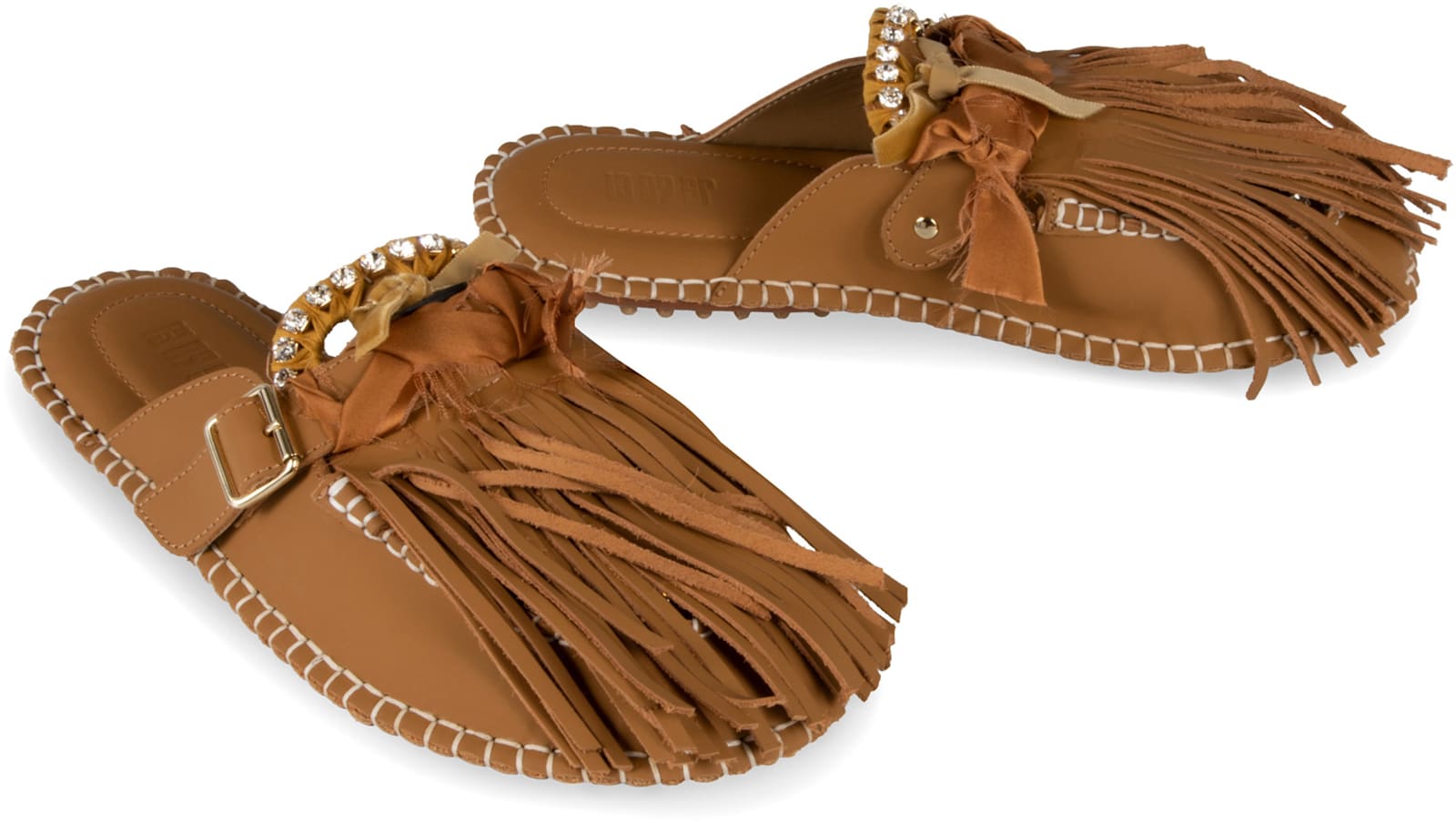 13 09 Sr Puli Leather Mules