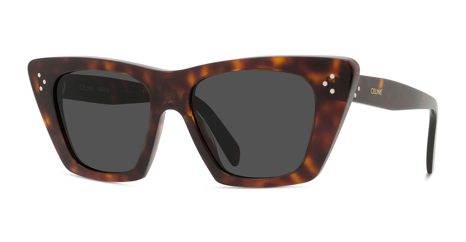Celine Cat-eye Tortoiseshell Acetate Sunglasses In Brown