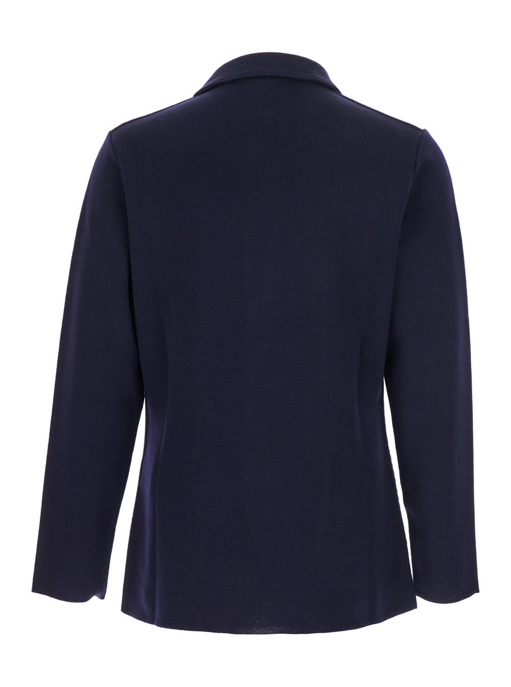 Lardini Blue Jacket With Classic Lapels And Button Fastening In Cotton Man In Blue