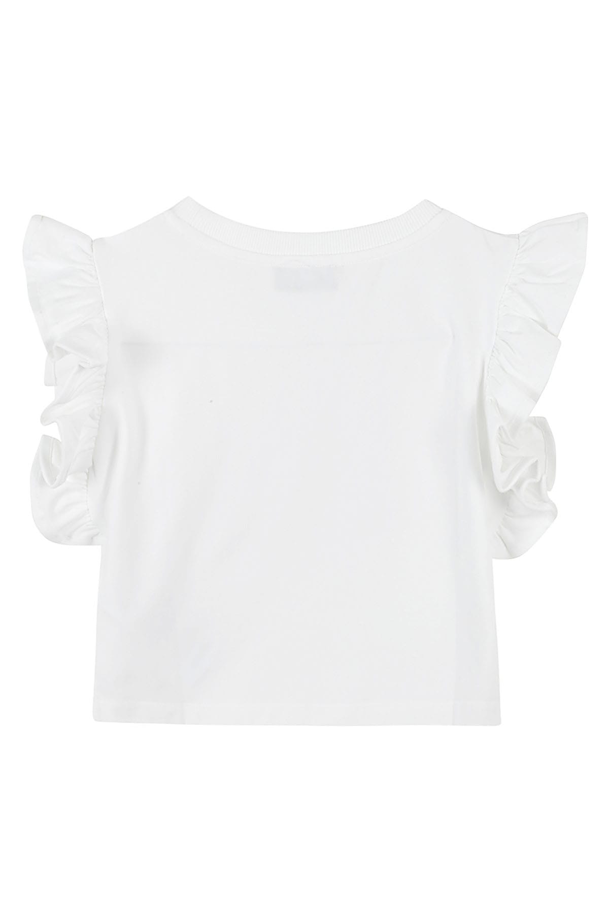 Shop Moschino Tshirt In White