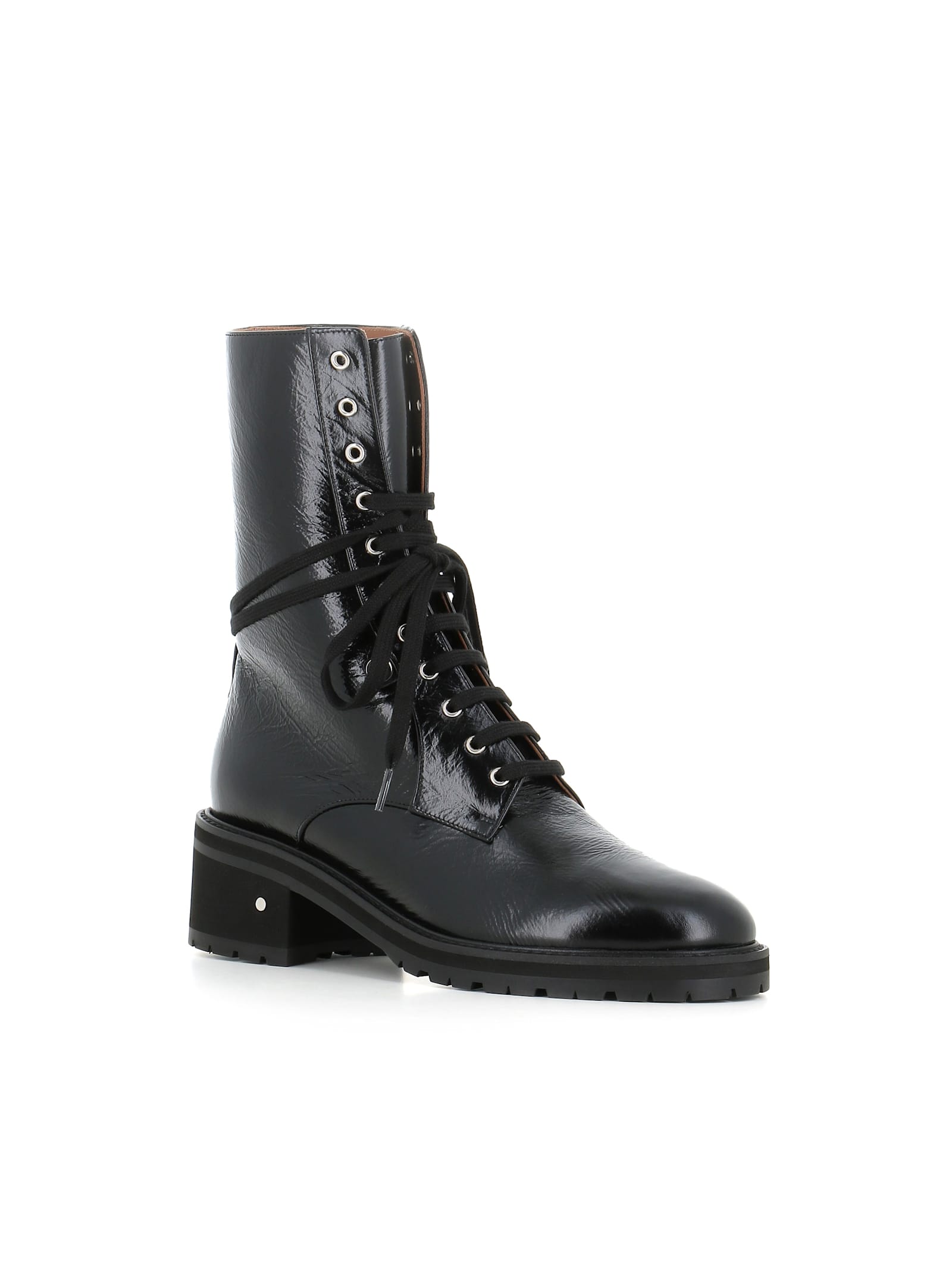 Shop Laurence Dacade Lace-up Boot Kaleb In Black