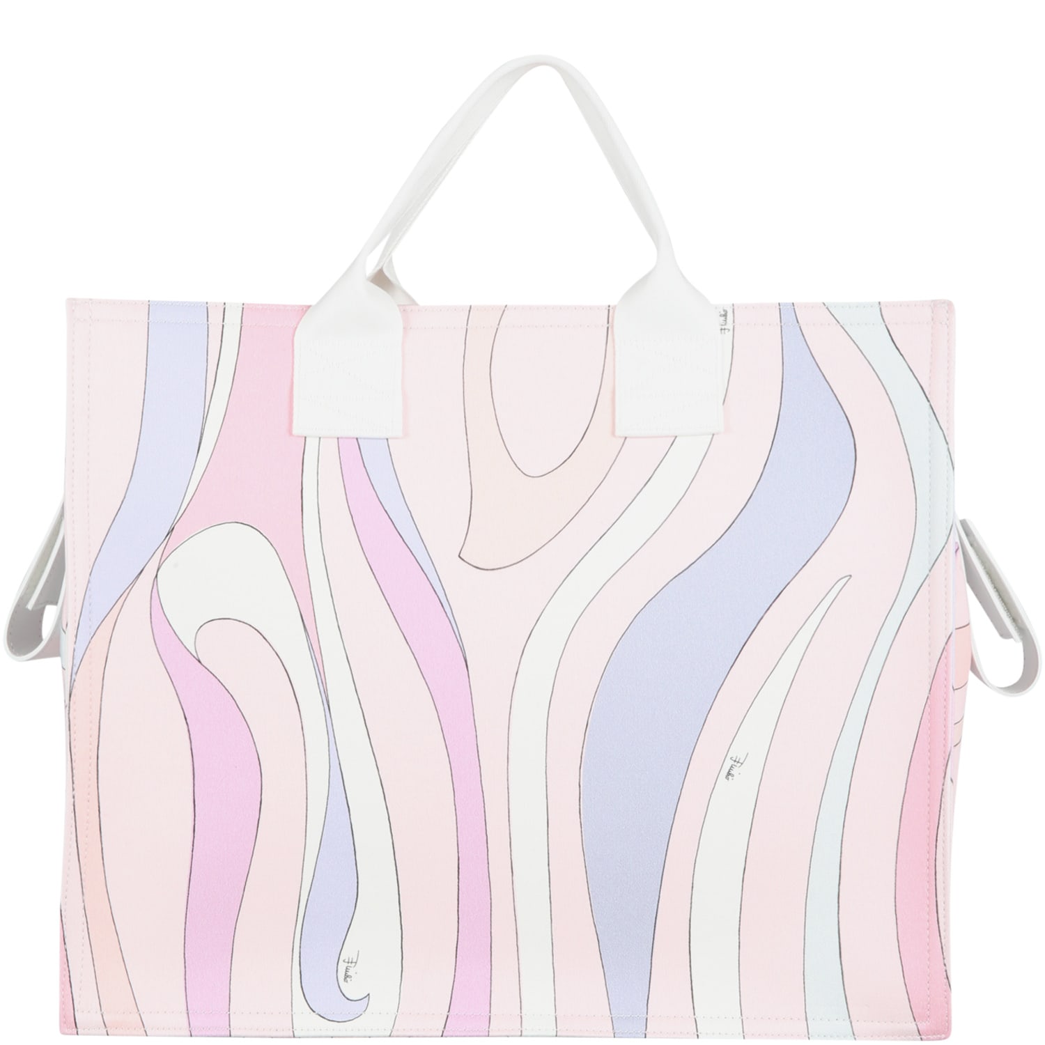 Emilio Pucci Multicolor Changing-bag For Baby Girl With Logo