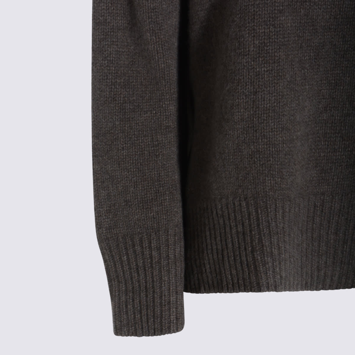 Not Shy Grey Cashmere Audrey Knitwear In Gray
