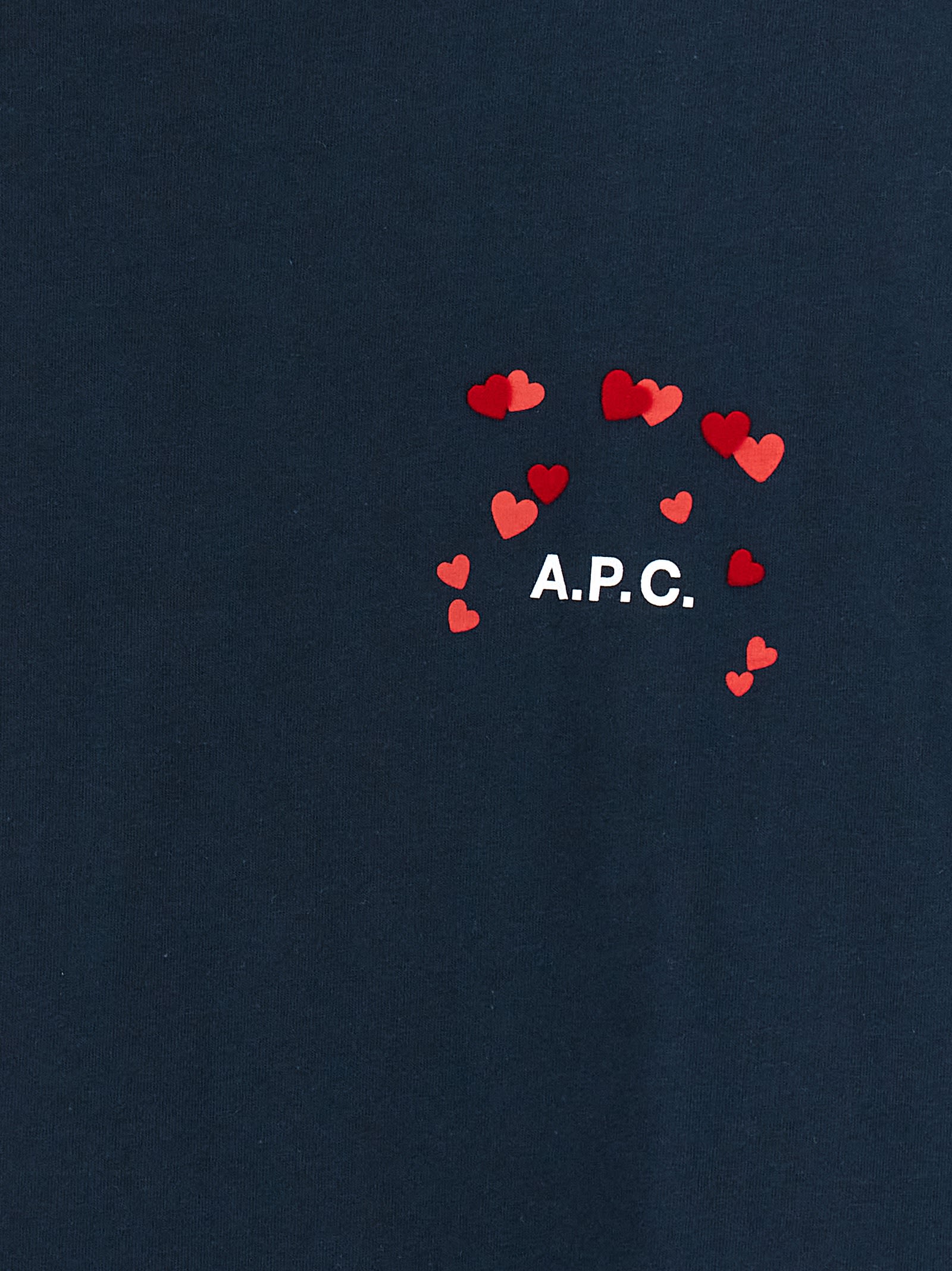 Shop Apc Valentines Day Capsule Amo T-shirt In Blue