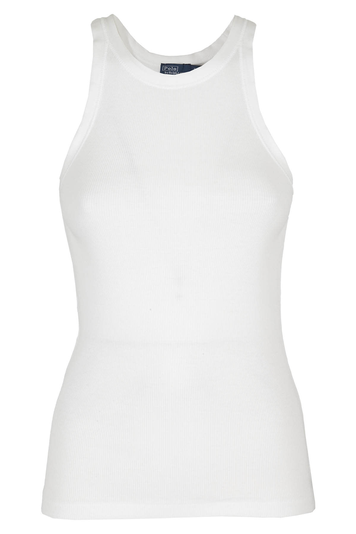Polo Ralph Lauren Ralph Lauren Ribbed Cotton Tank Top In White