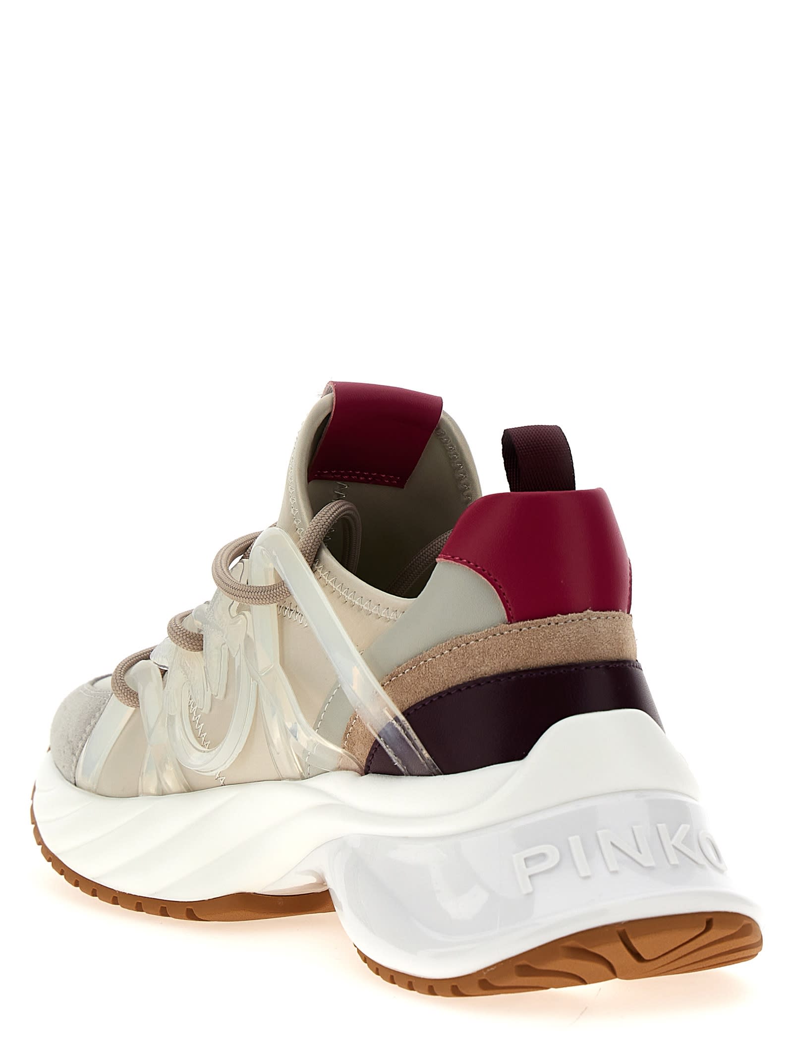 Shop Pinko Ariel 01 Sneakers In White