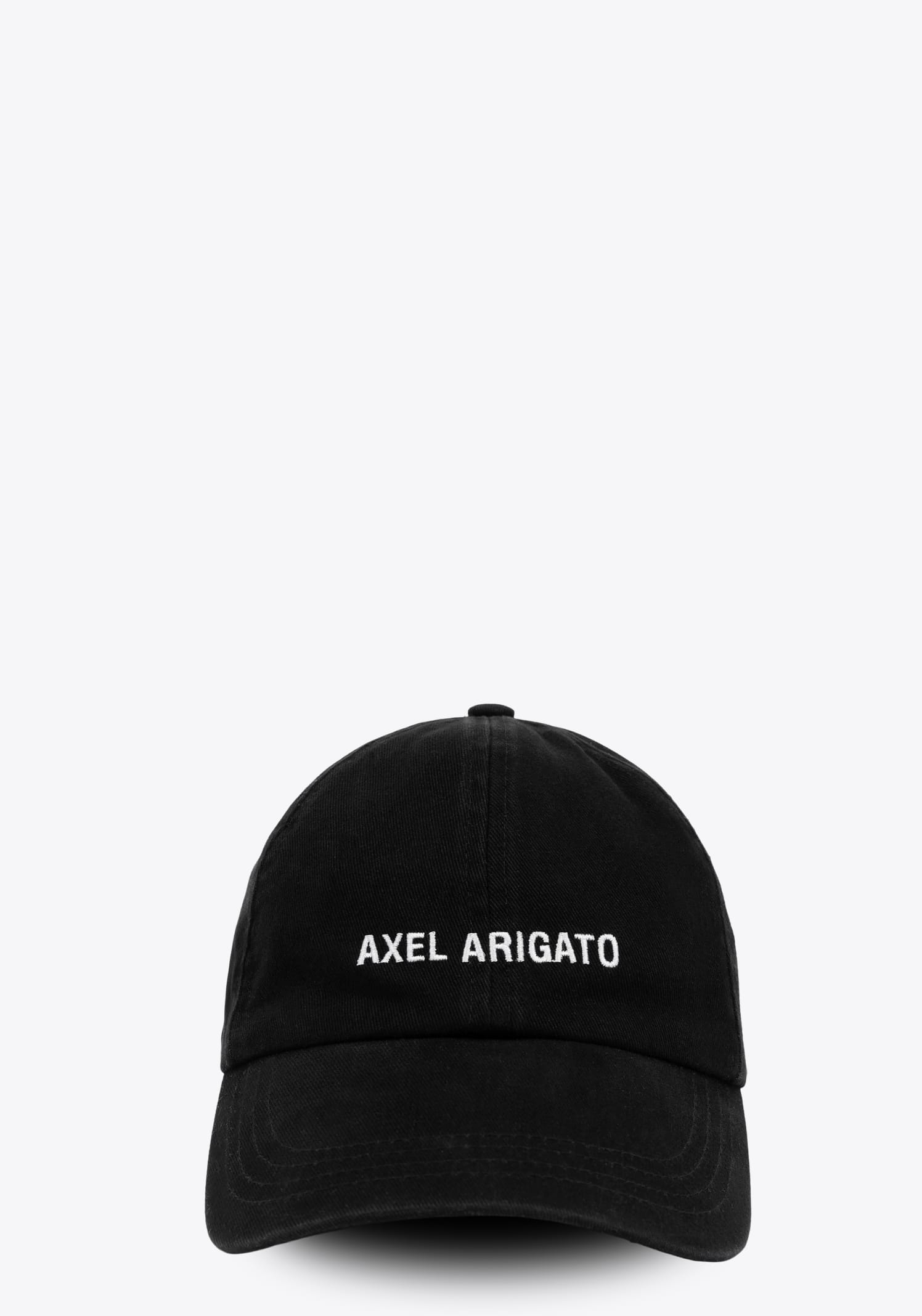 Axel Arigato Logo Cap Black cap with emrboidered logo