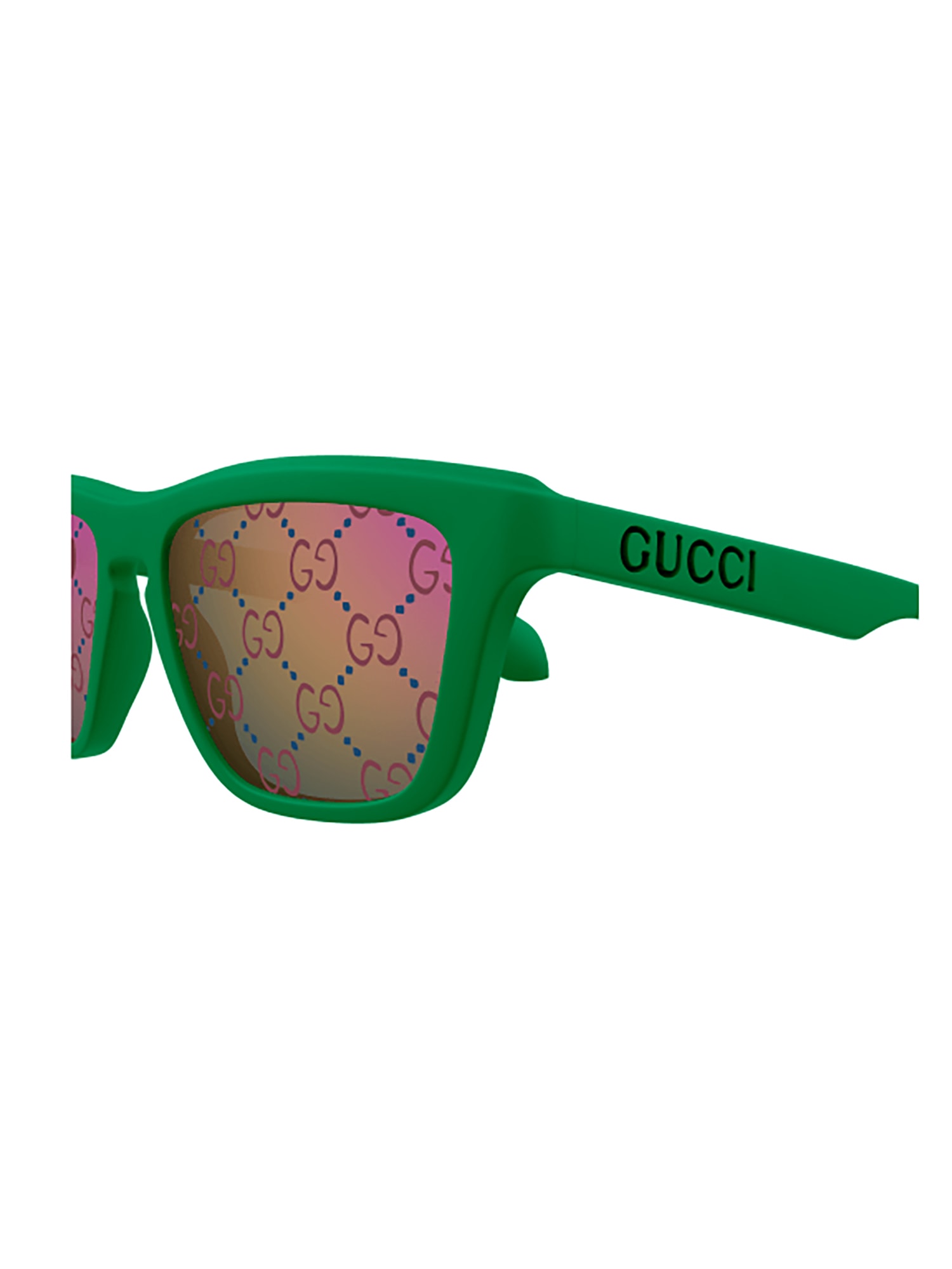 Shop Gucci Gg1571s Sunglasses In Green Green Blue