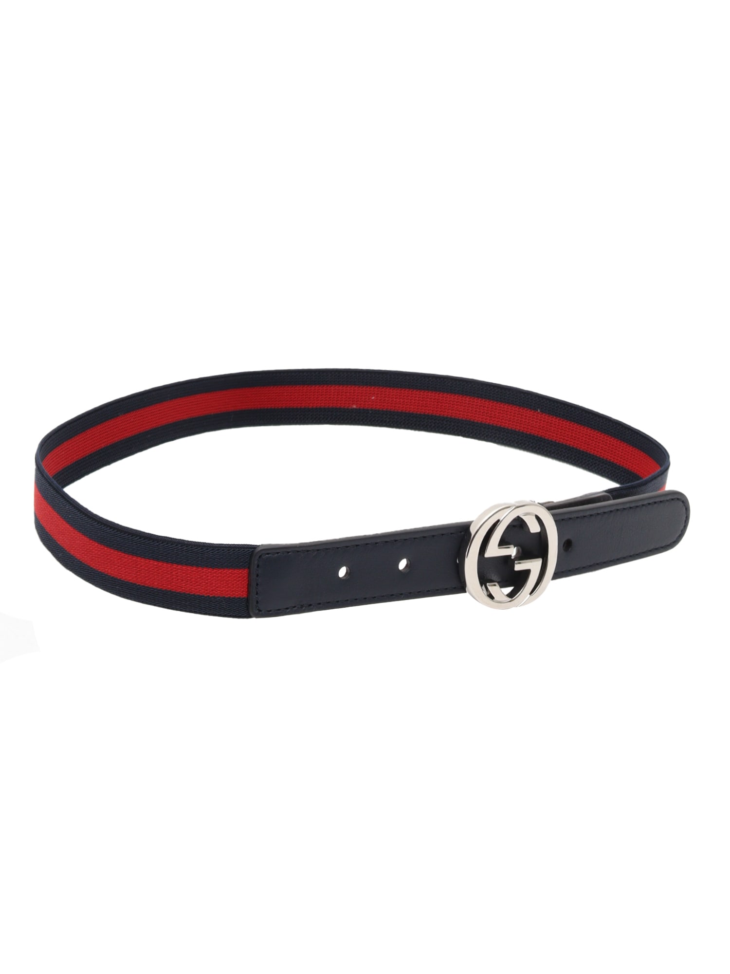 Gucci Elastic  Belt In Blu ModeSens