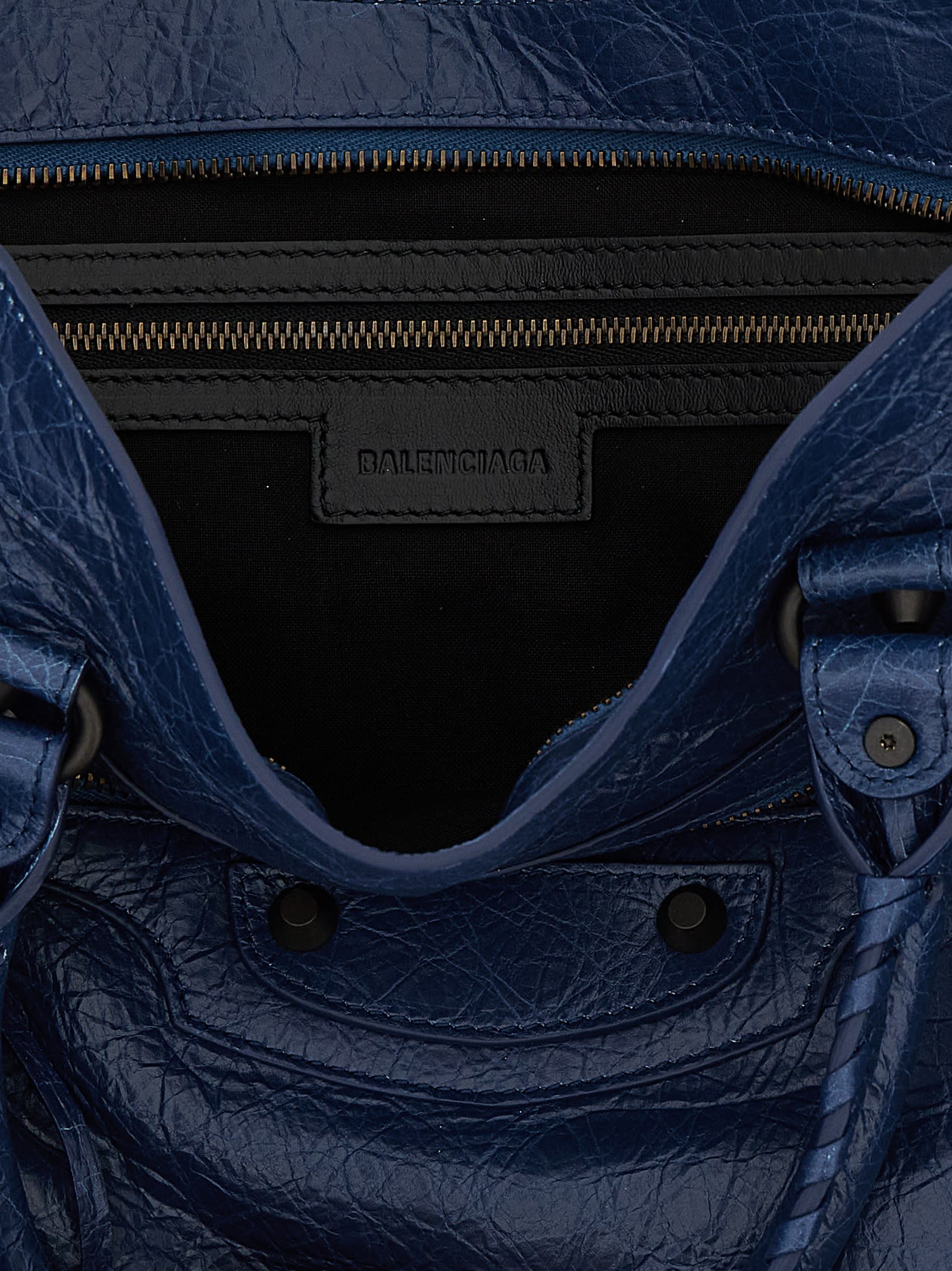 Balenciaga Le City Bag M Handbag In Blue