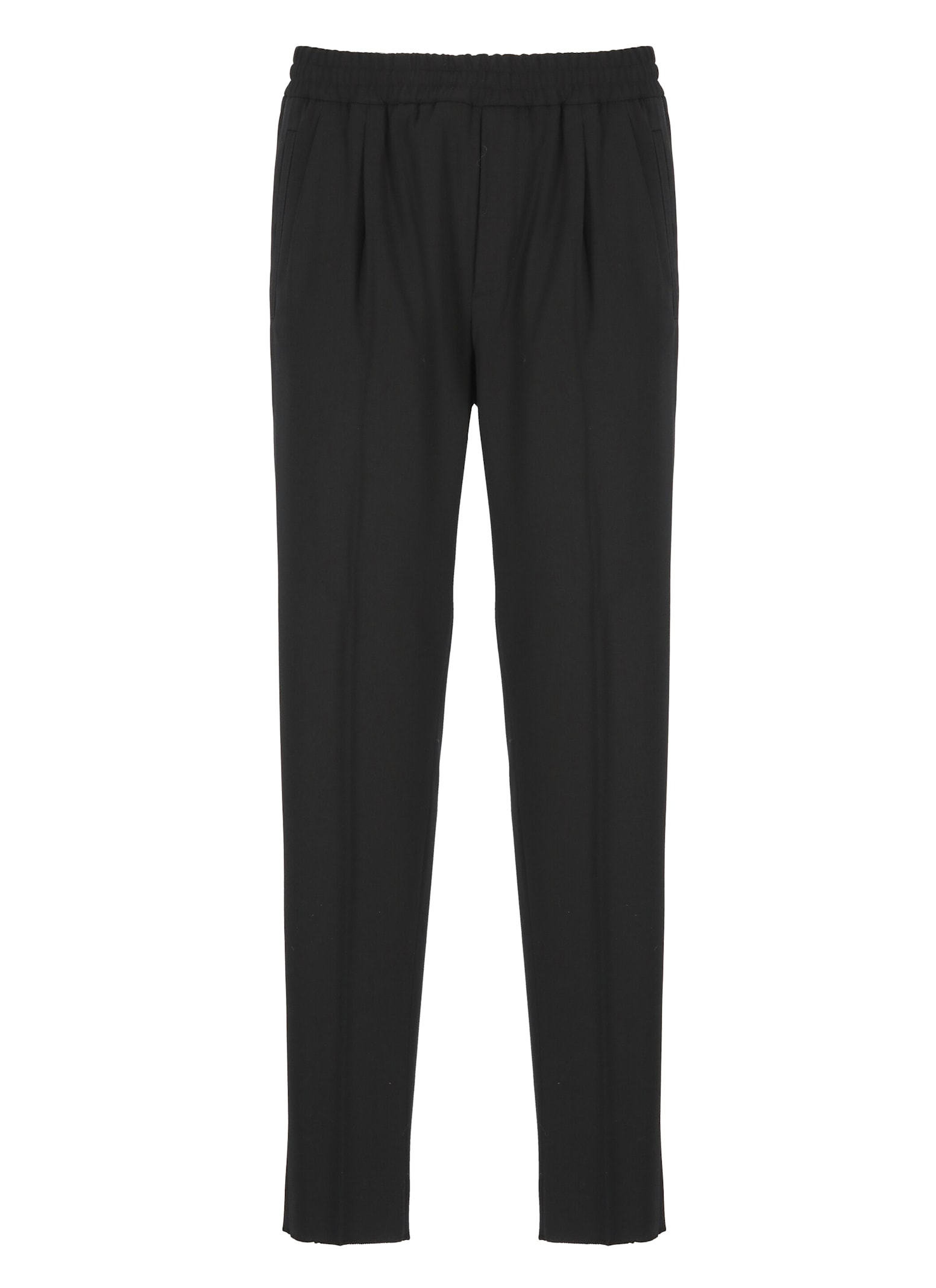 Zegna Wool Pants In Black