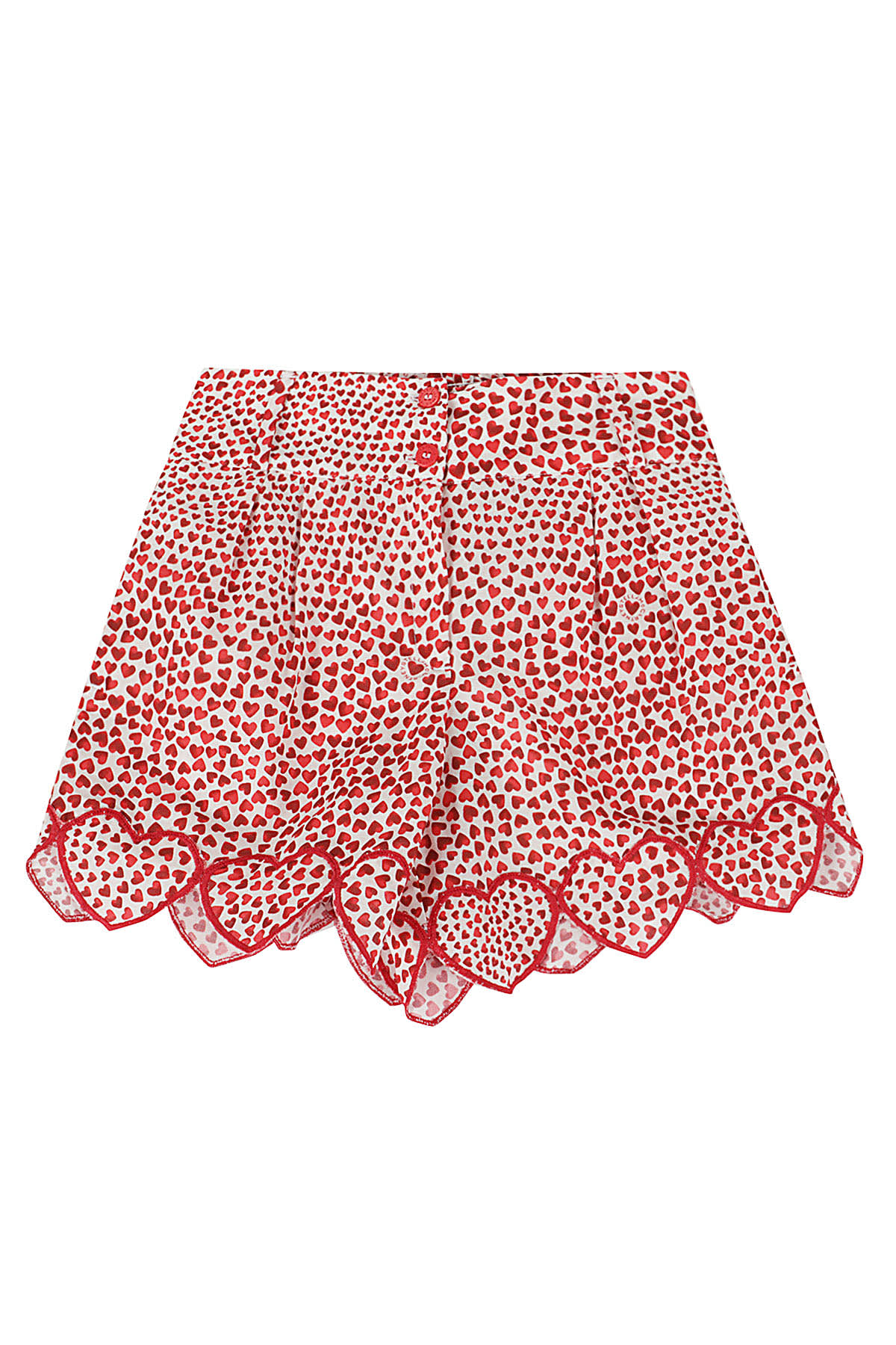 Shop Stella Mccartney Shorts In Ro Ivory Red