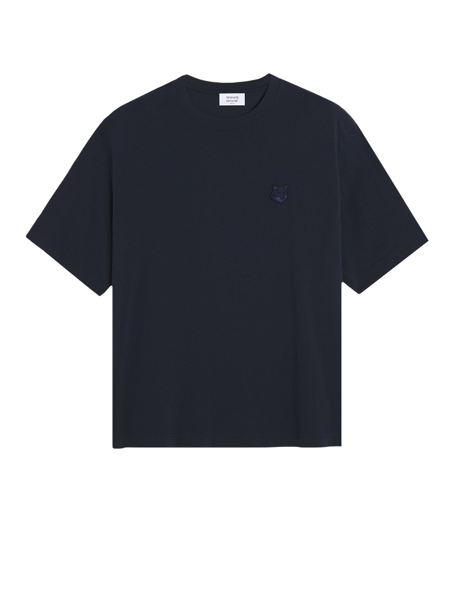 Maison Kitsuné Cotton T-shirt With Iconic Logo Patch