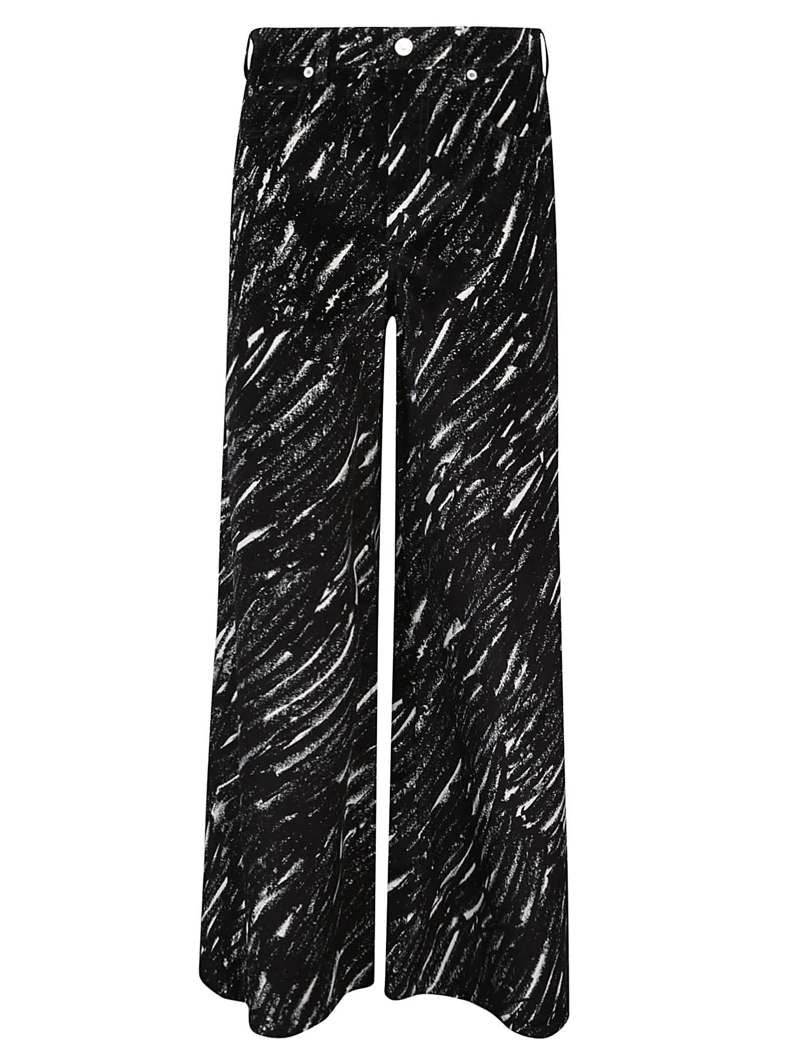 Shop Marni Wide Leg Pant In Black