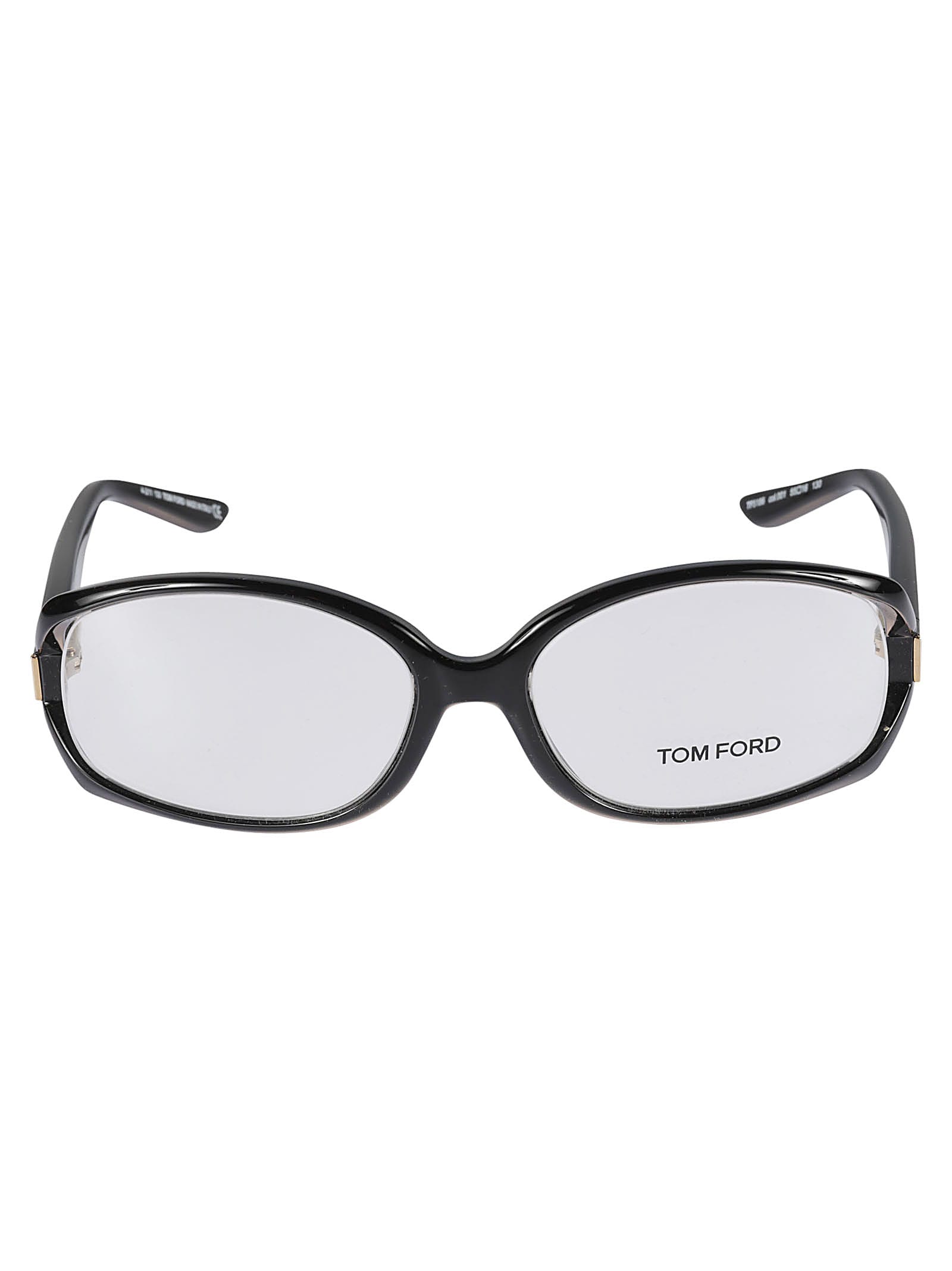 Tom Ford Classic Clear Lense Glasses In Nero | ModeSens