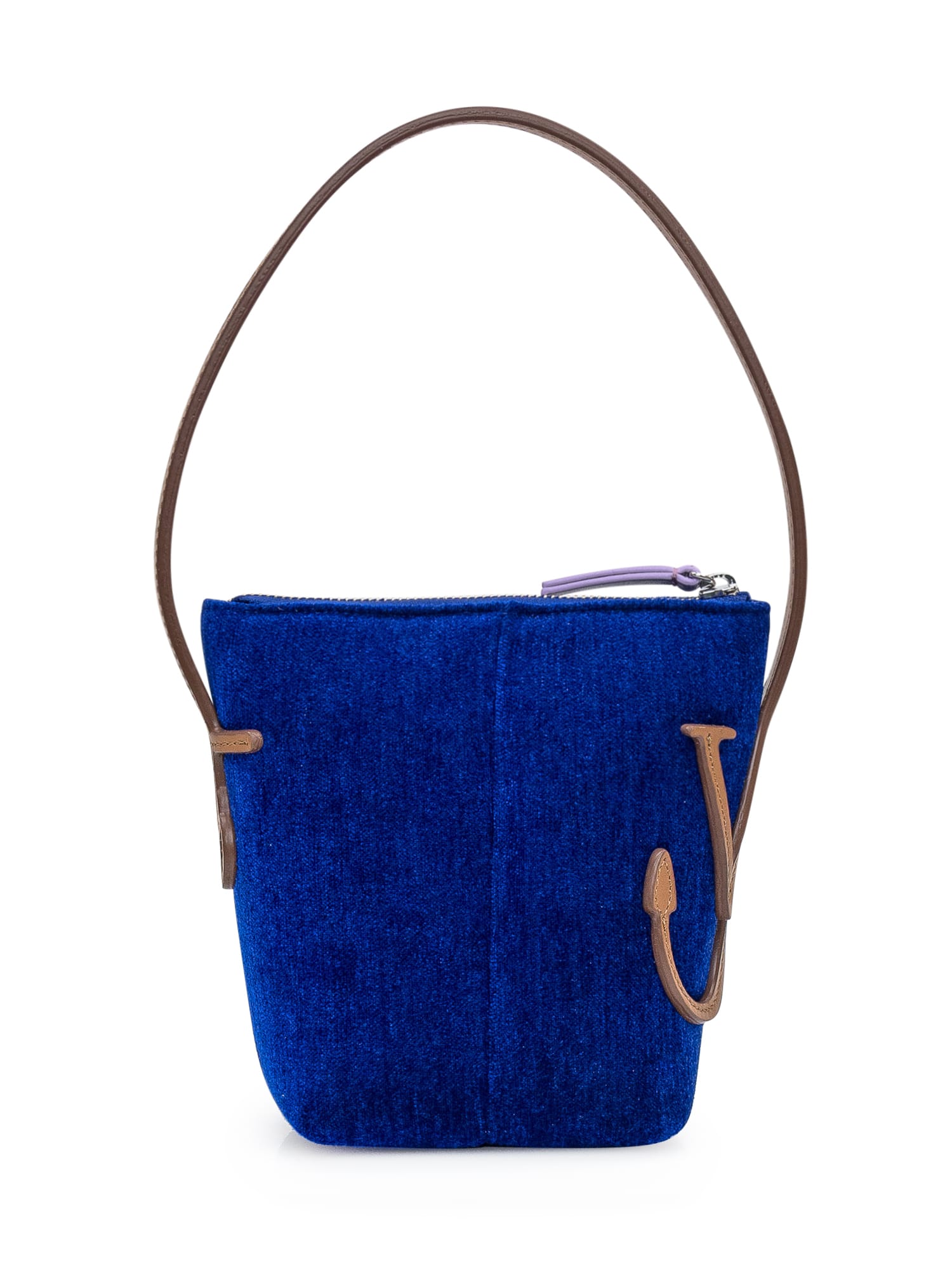 Shop Jw Anderson Mini Anchor Hobo Bag In Blue