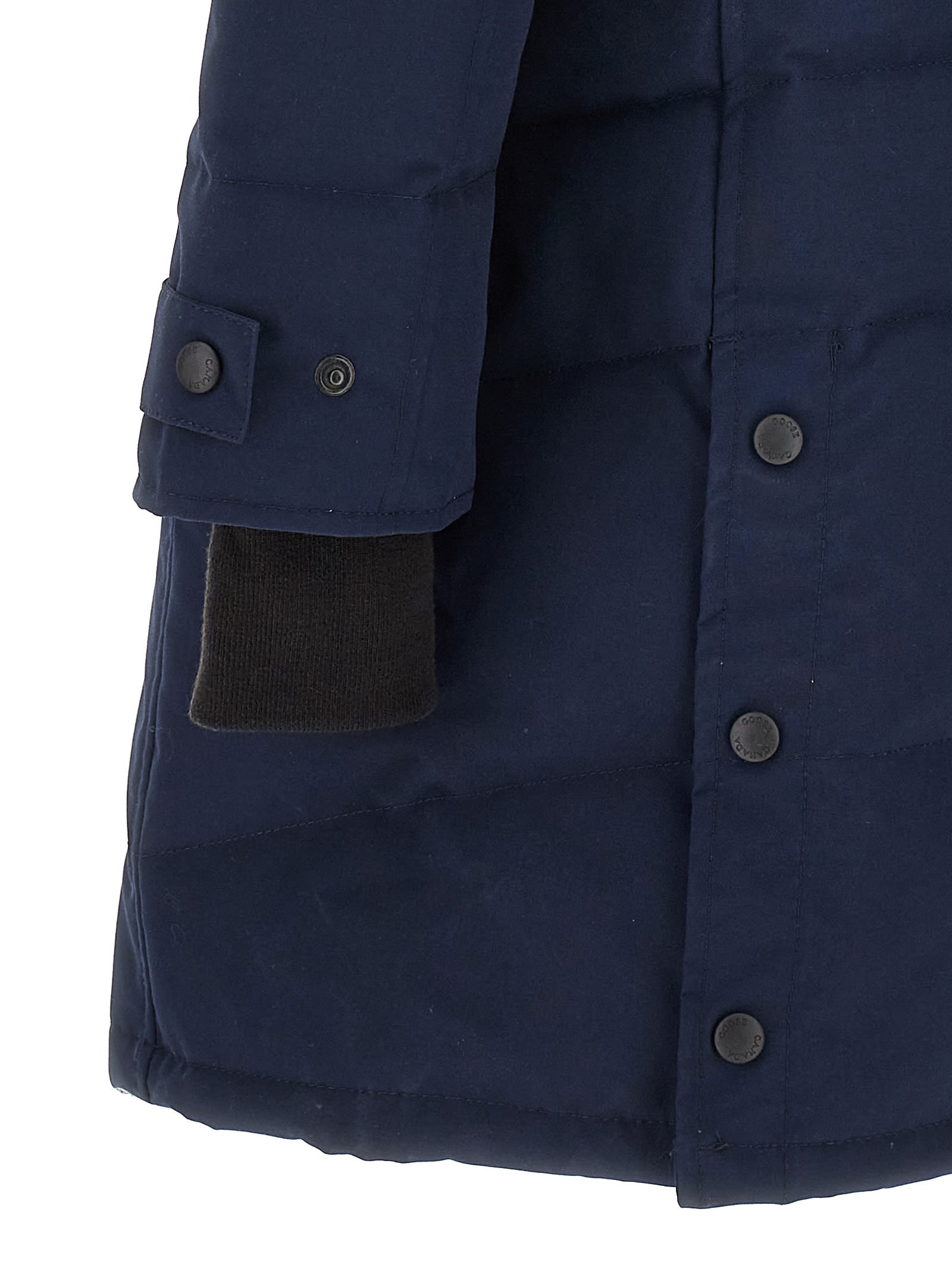 Shop Canada Goose Lorette Parka In Atlantic Navy