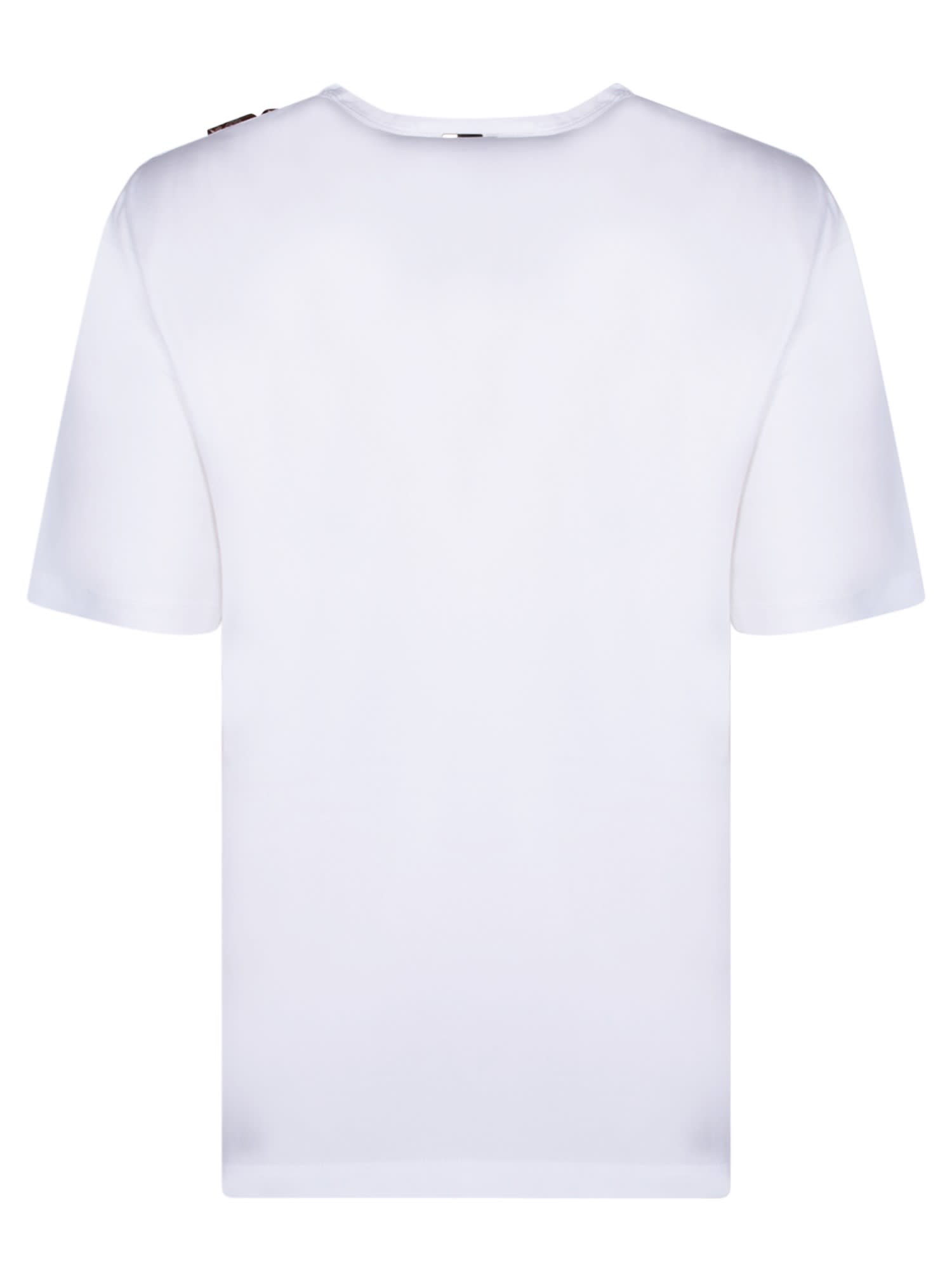 Shop Herno White Foulard T-shirt