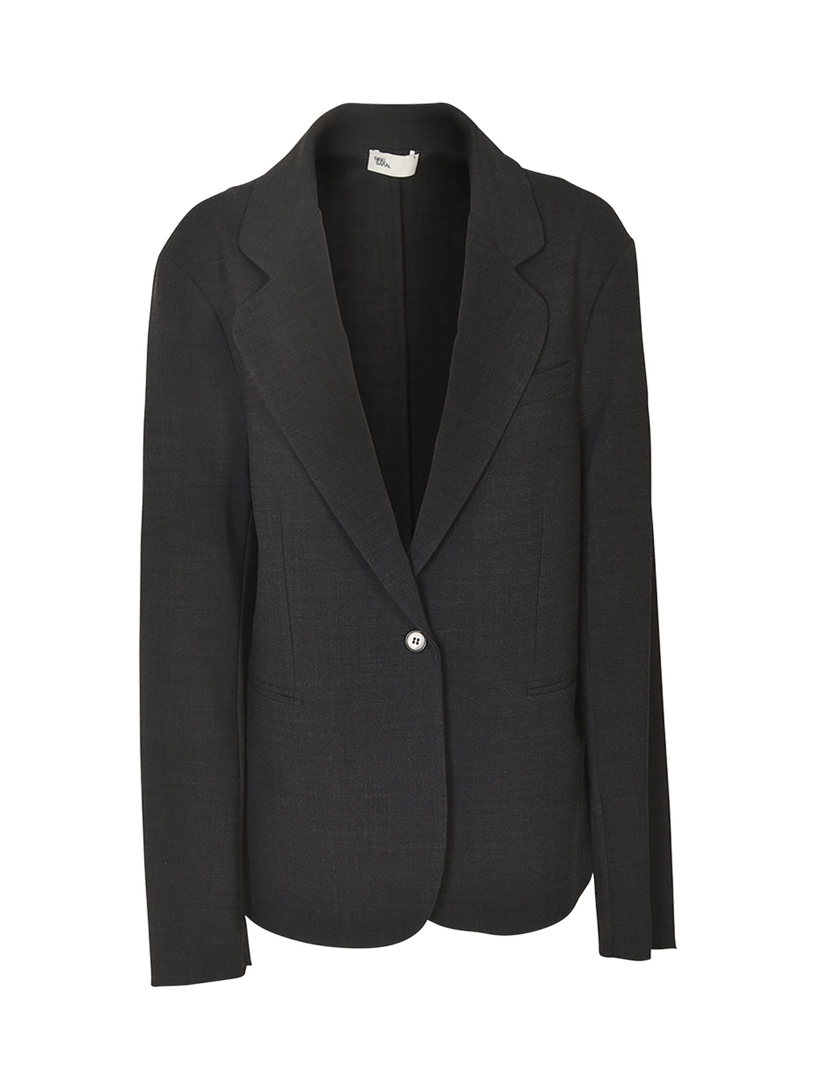 Shop Sibel Saral Cate Blazer In Charcoal