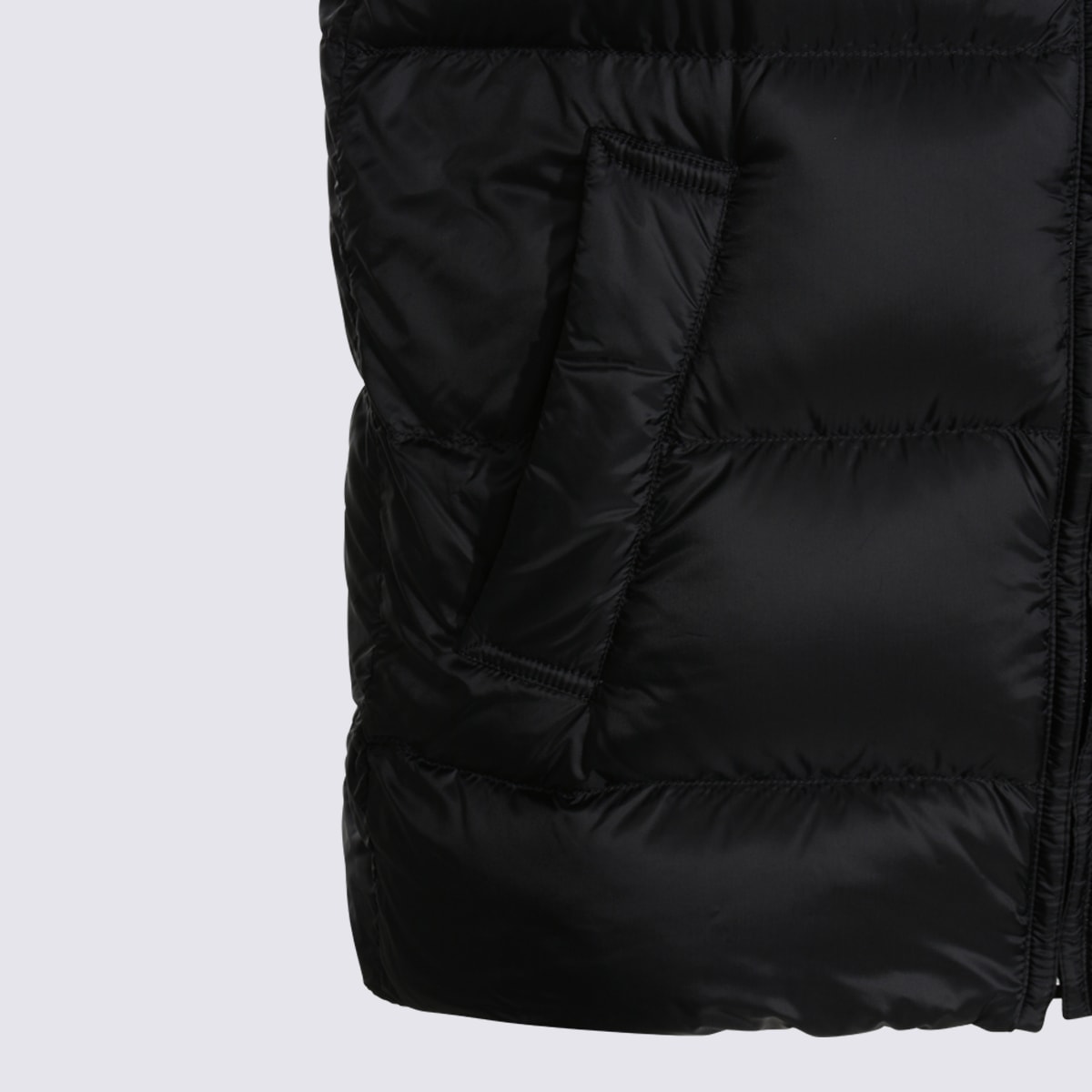 Max Mara The Cube Black Seivi Down Jacket In Black