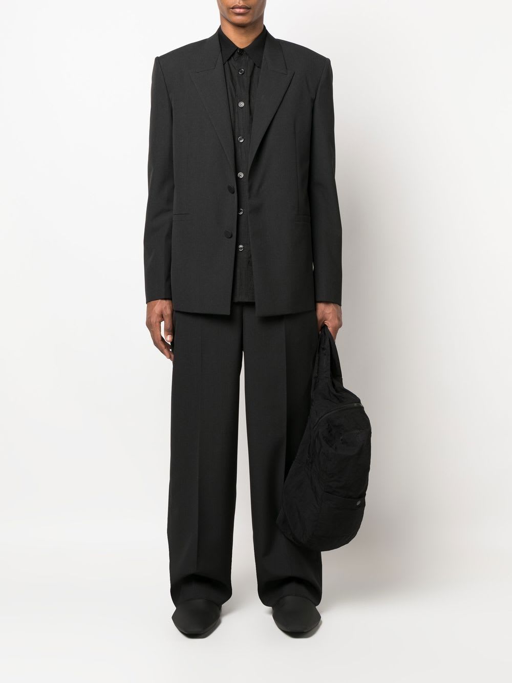 Givenchy Single-breasted Wool Jacket In Gray