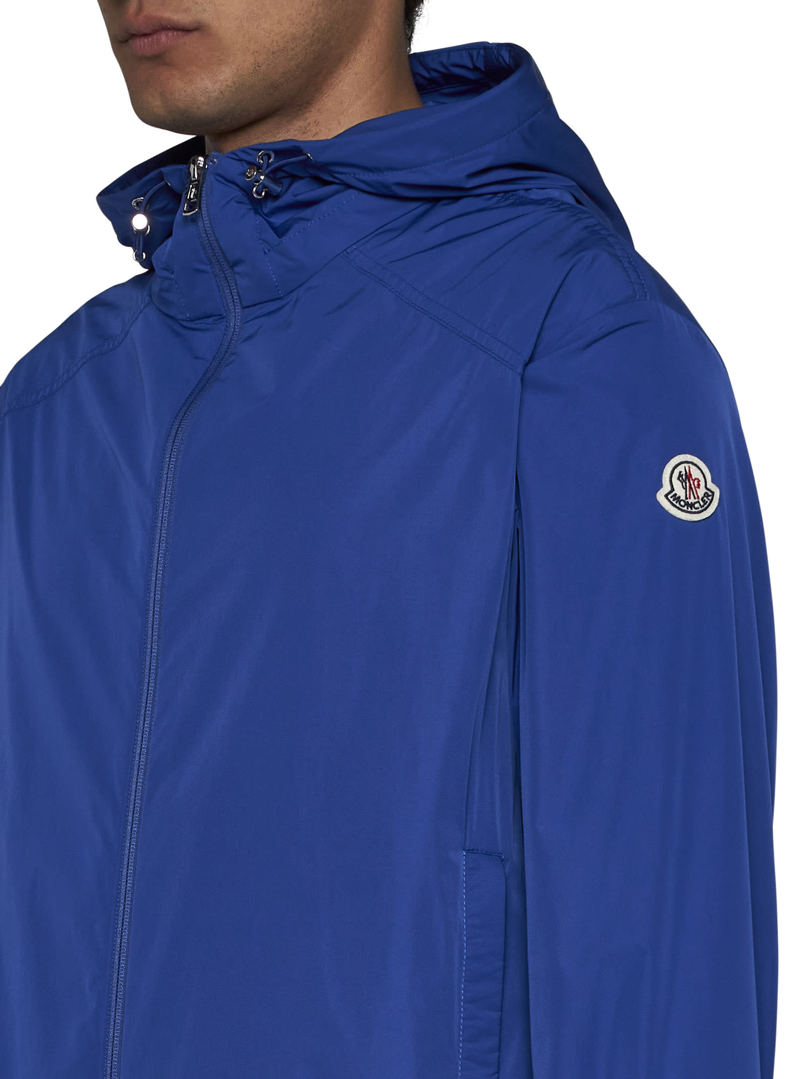 Shop Moncler Jacket In Blue