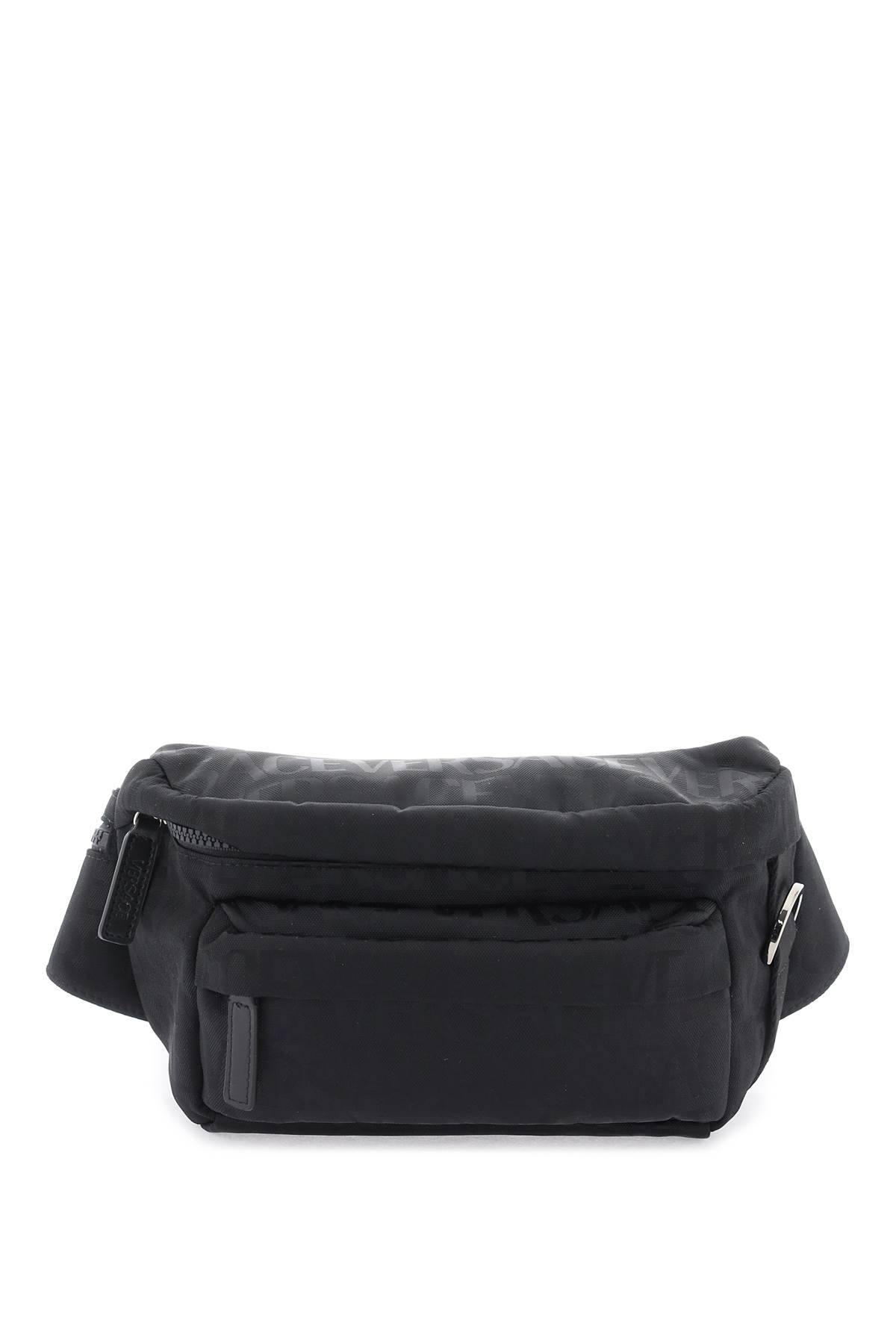 Shop Versace Neo Nylon Beltpack In Black (black)