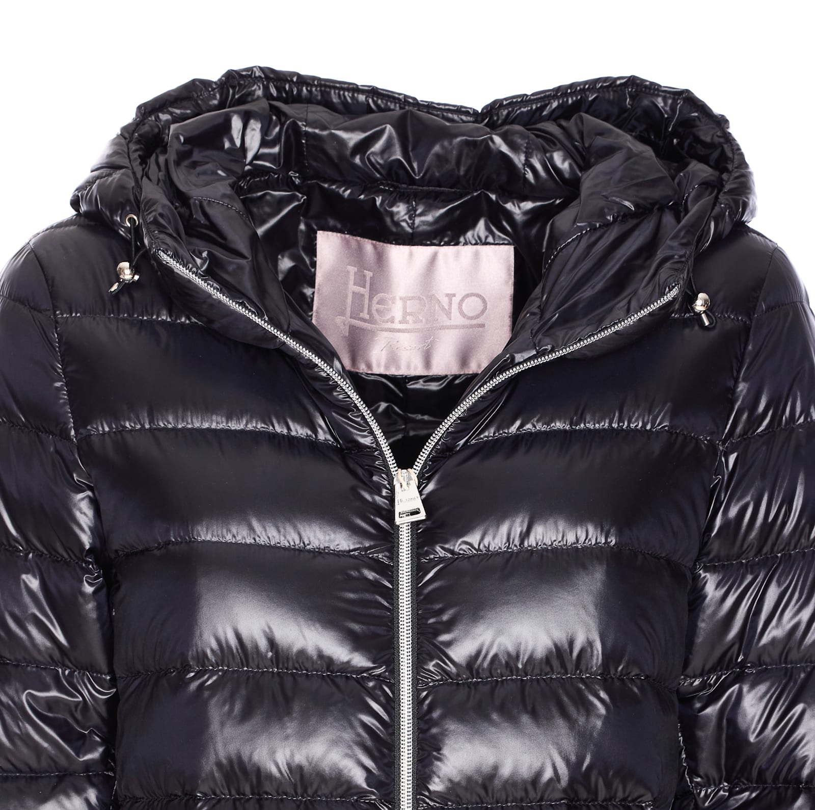 Herno A-shape Ultrilight Down Jacket In Black