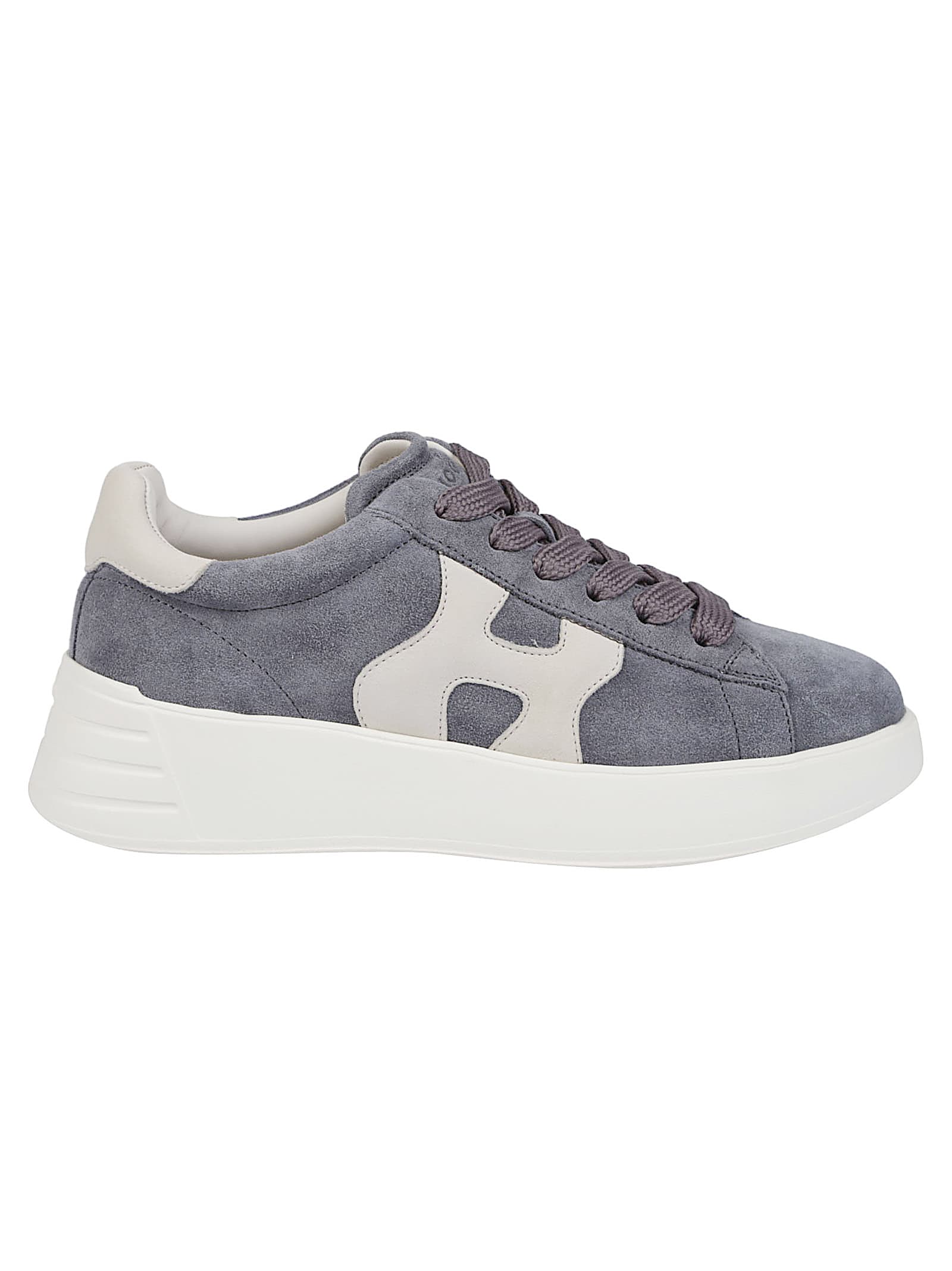Hogan Rebel Sneakers In Two-tone Suede In Multi