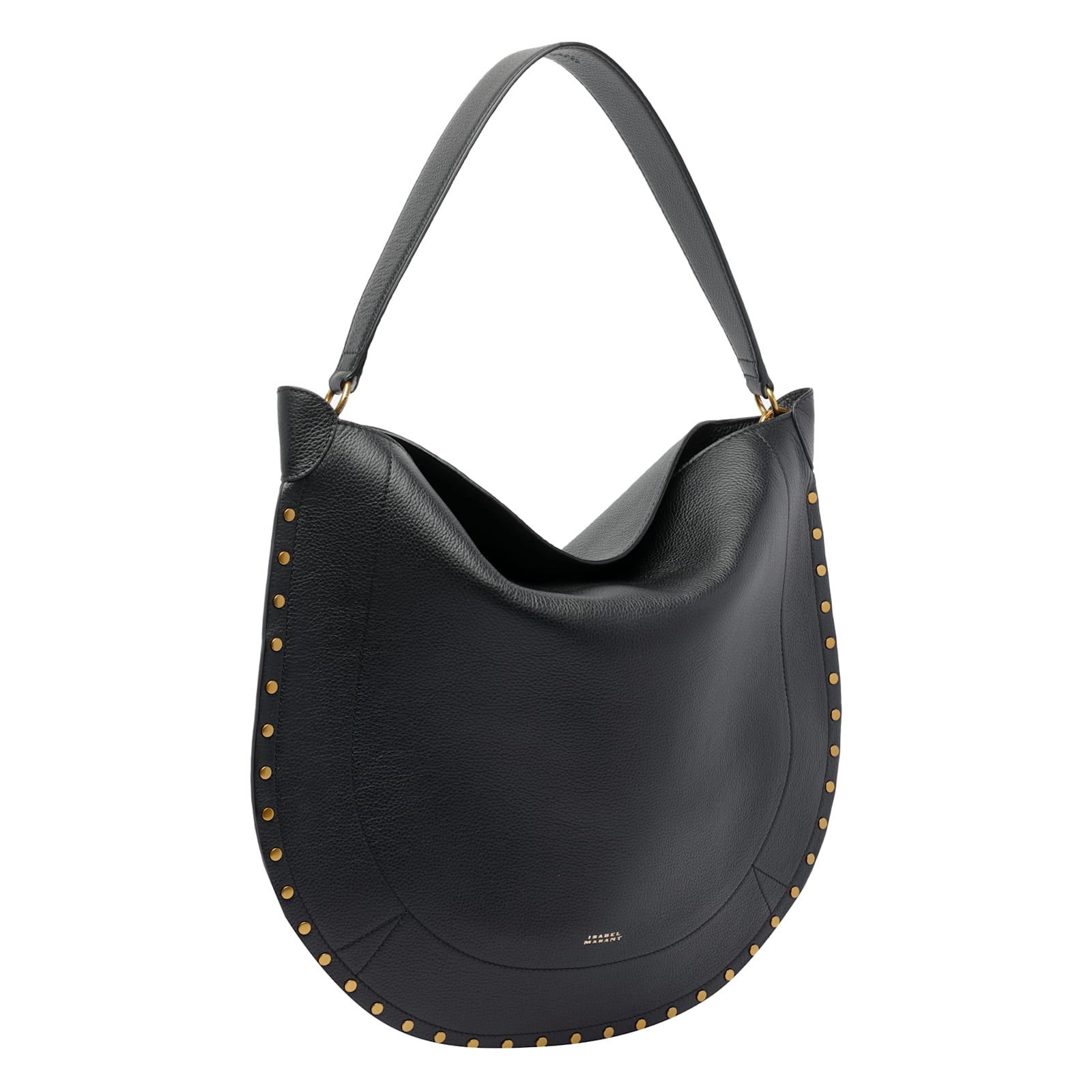Isabel Marant Oskan Hobo Soft Shoulder Bag In Black