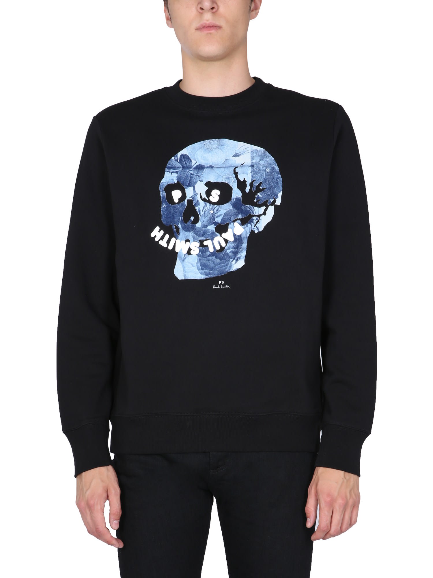 PS by Paul Smith Floral Skull Sweatshirt