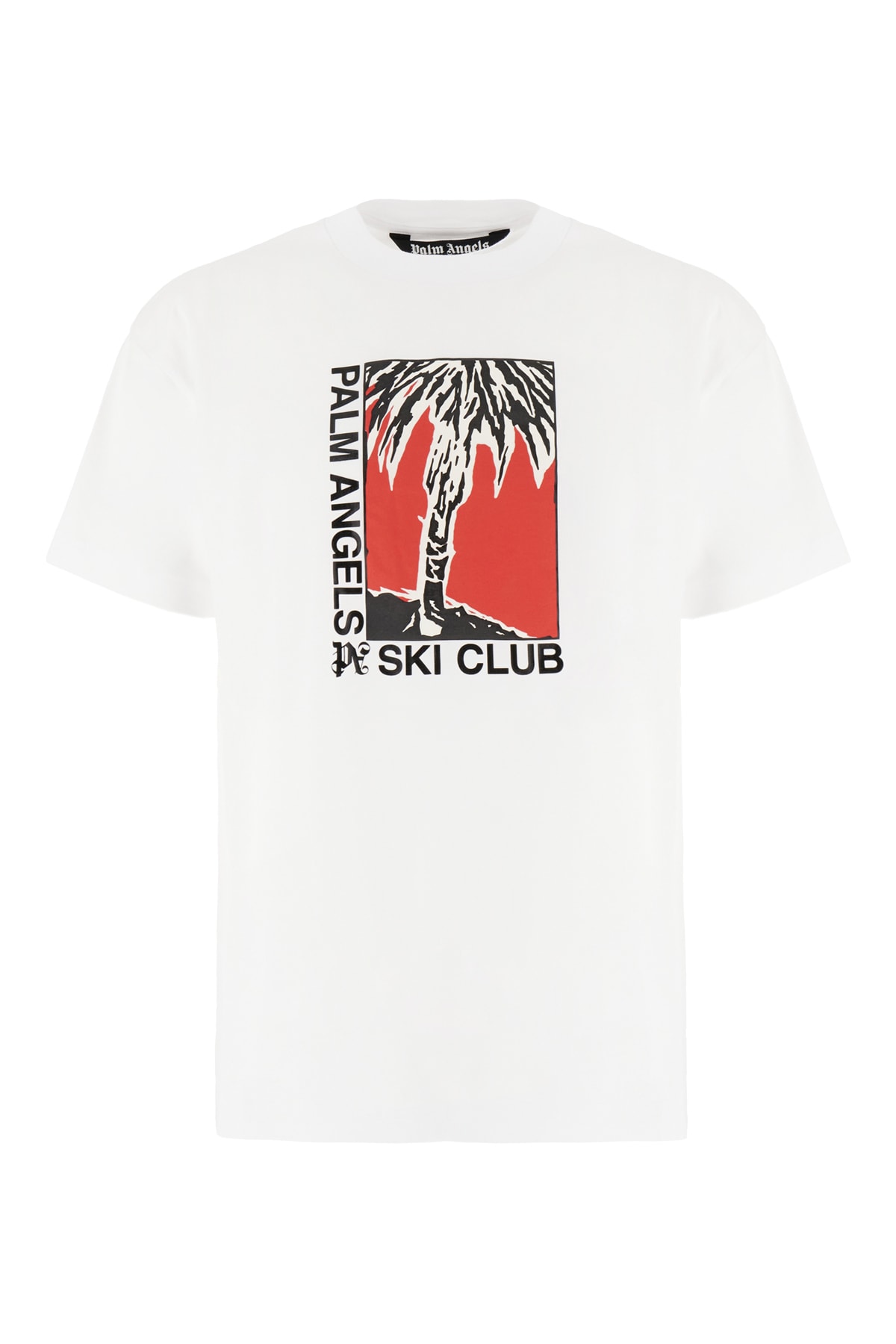 Palm Angels White Cotton T-shirt