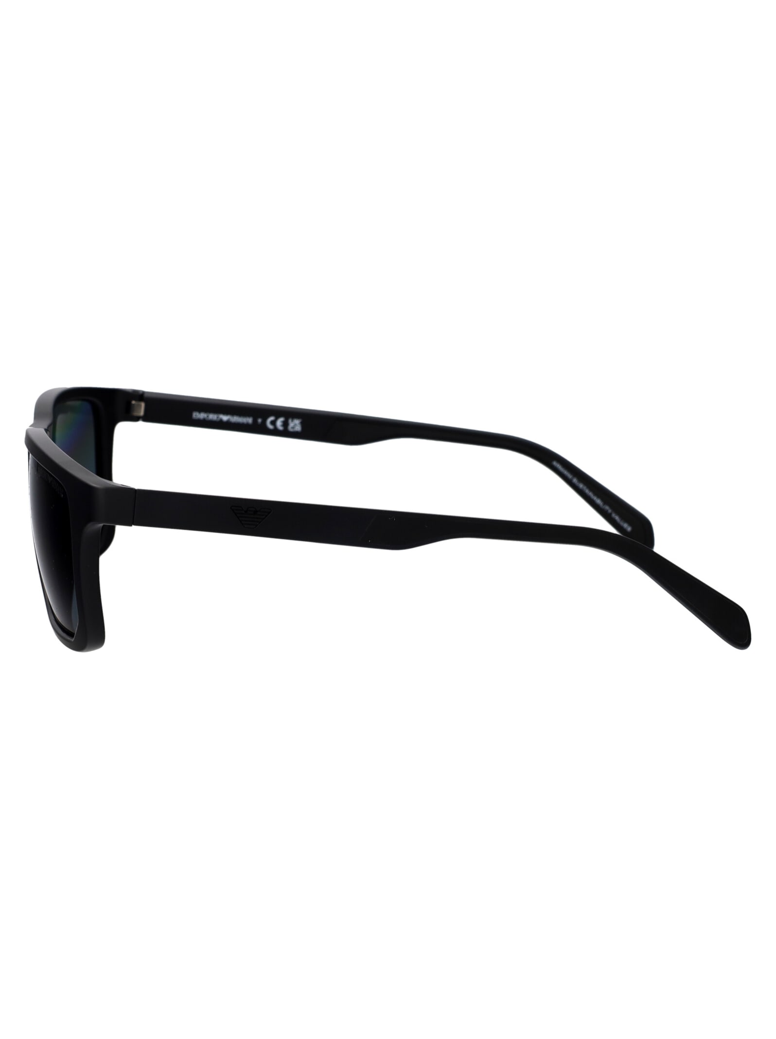 Shop Emporio Armani 0ea4219 Sunglasses In 50016g Matte Black