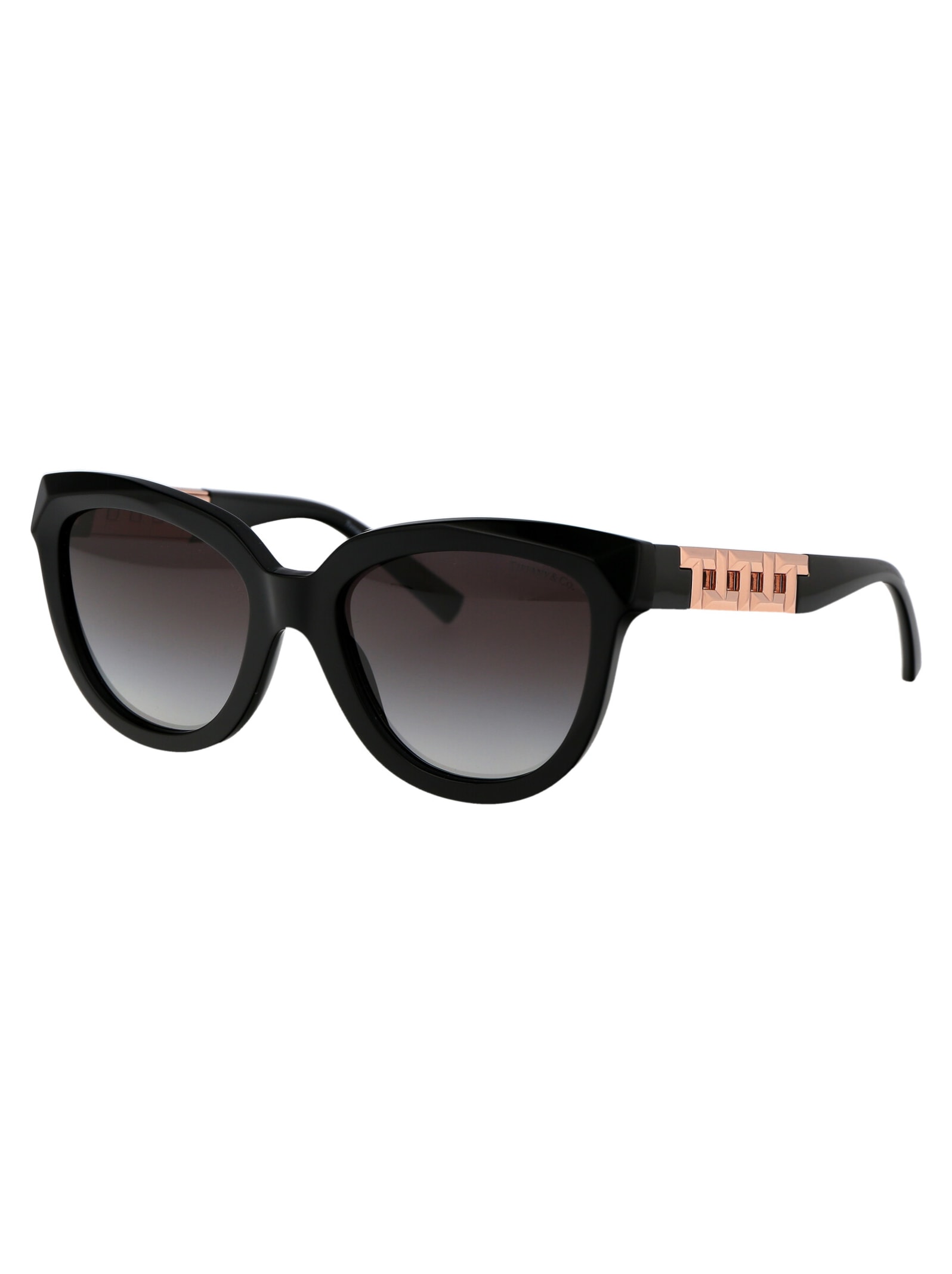 Shop Tiffany &amp; Co. 0tf4215 Sunglasses In 80013c Black