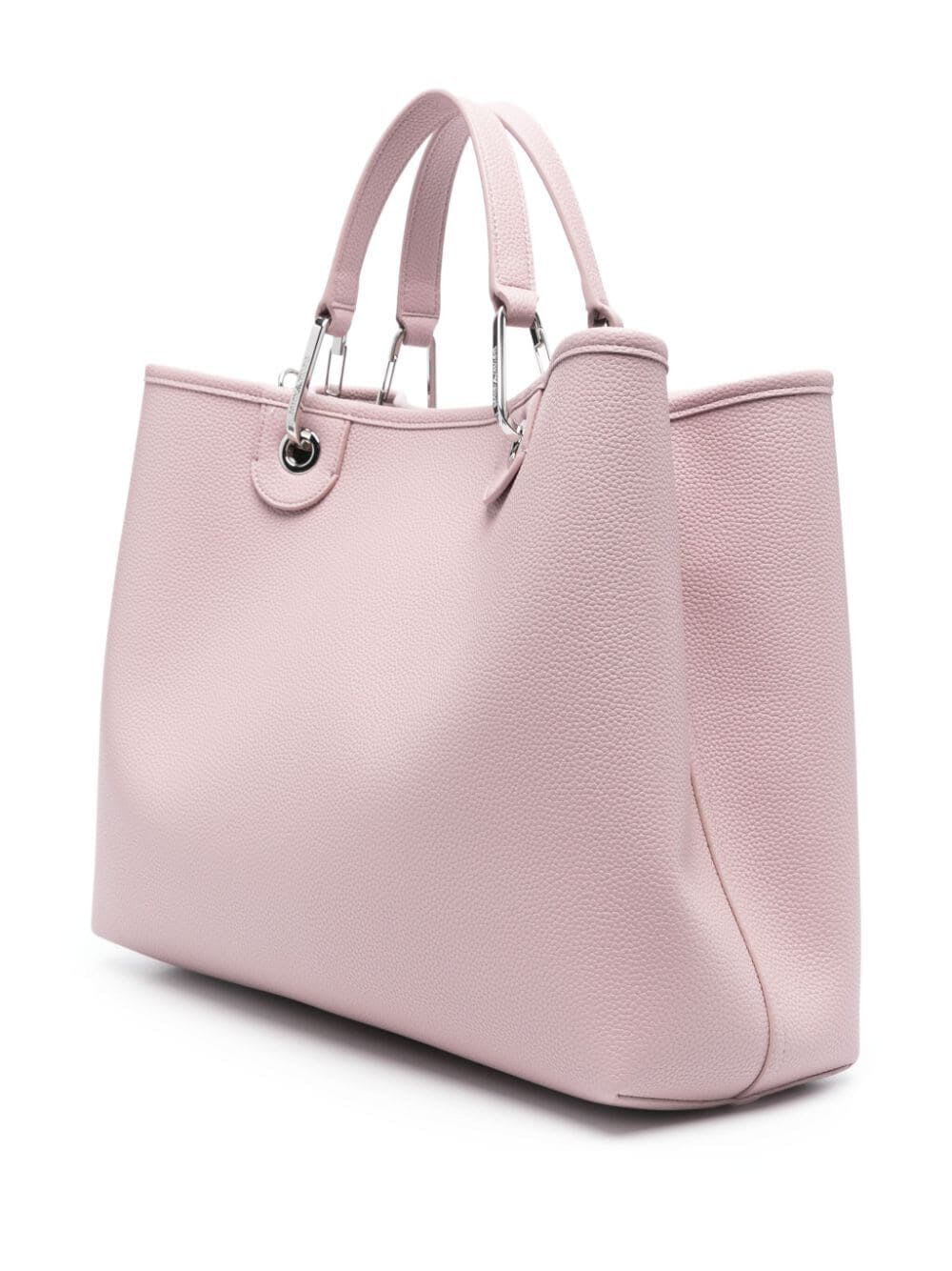 Shop Emporio Armani Shopping Bag In Hortensia Urban