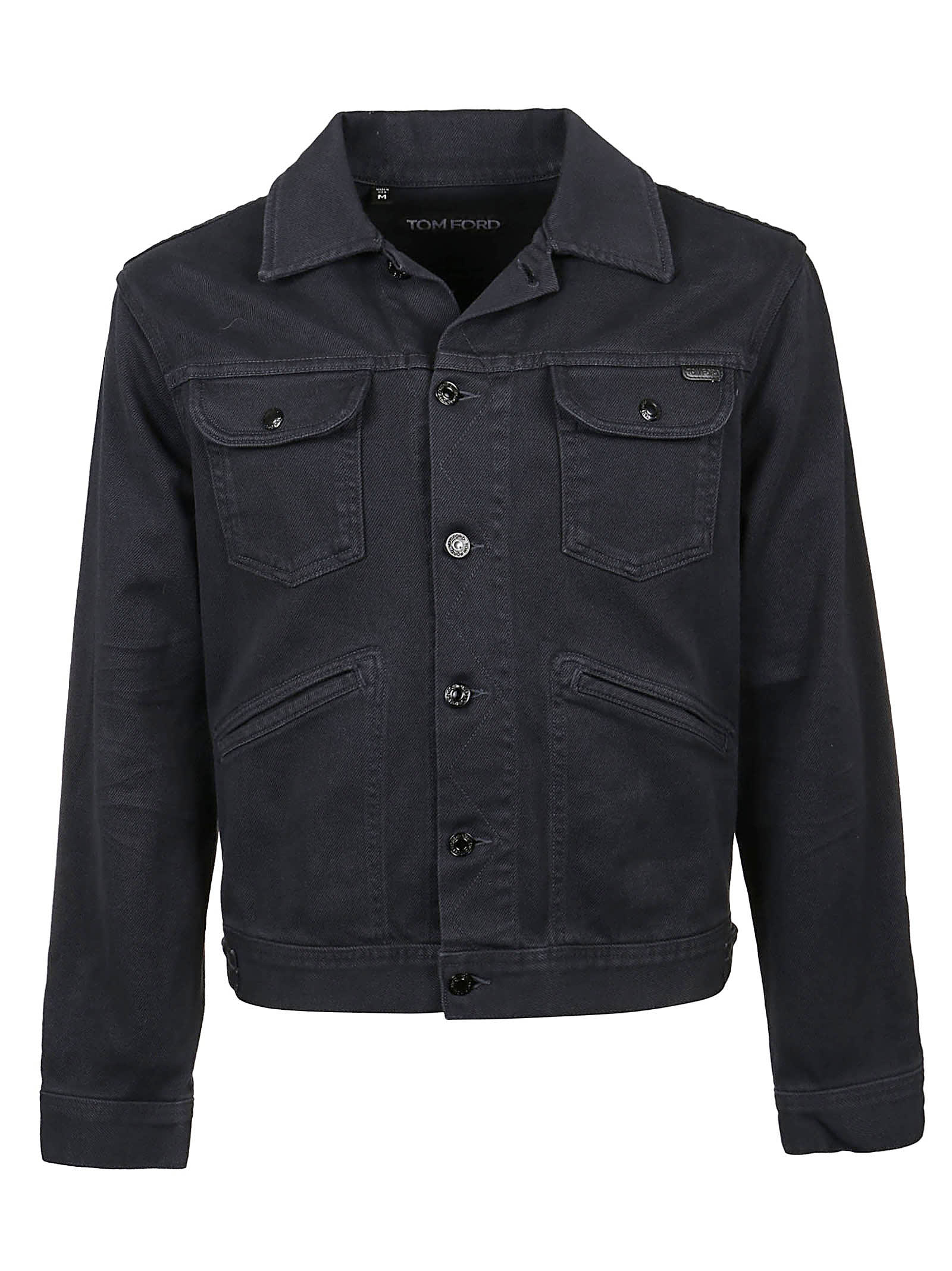 Tom Ford Jeans Jacket In Dark Grey