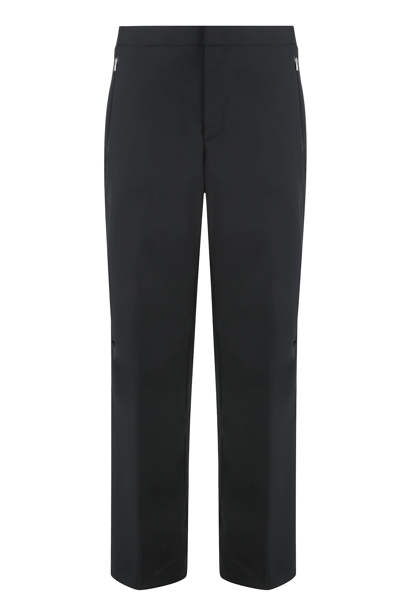 Herno Laminar Trousers In Mixed Wool In Gray